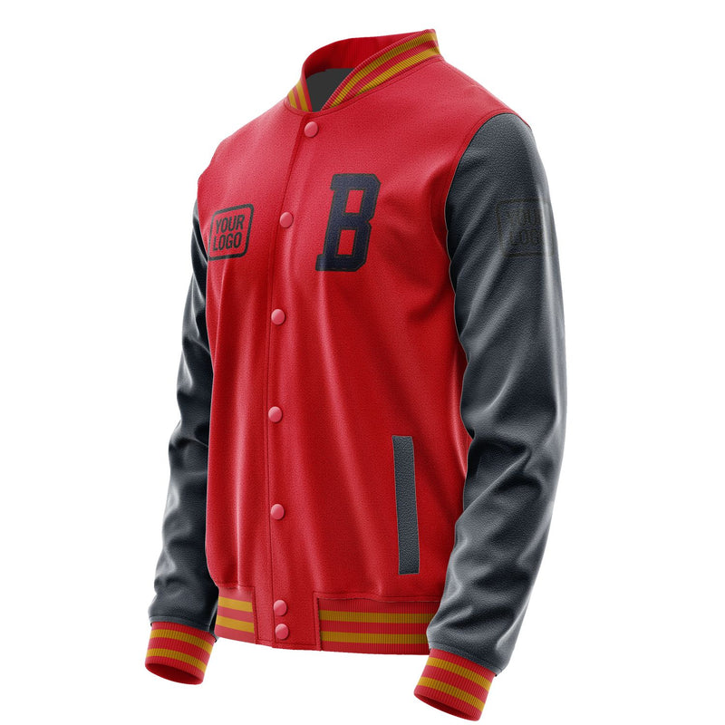 Maßgeschneidertes Rot Stahlblau Jacke JA141411141917111117