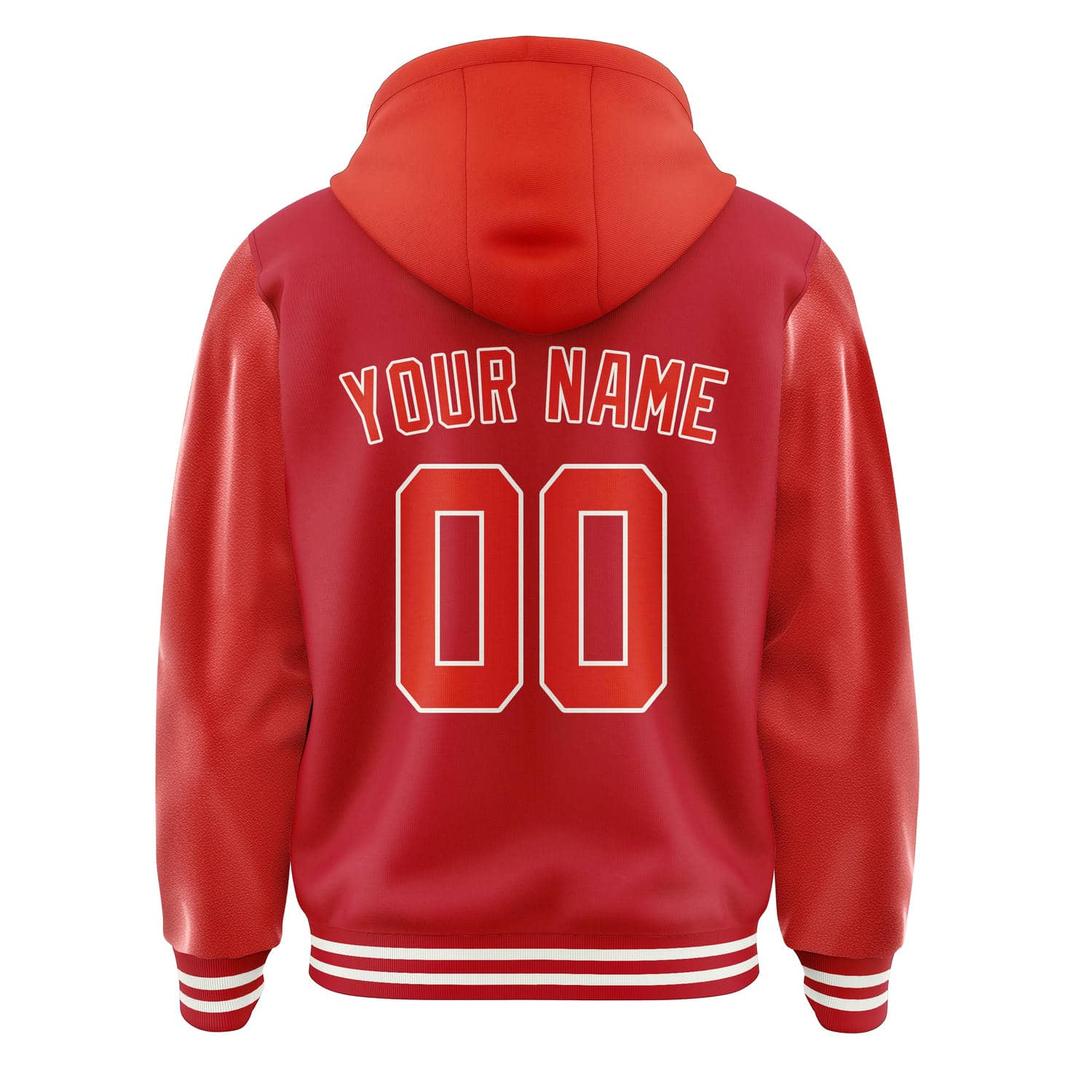 Maßgeschneidertes Rot Orangerot Jacke
