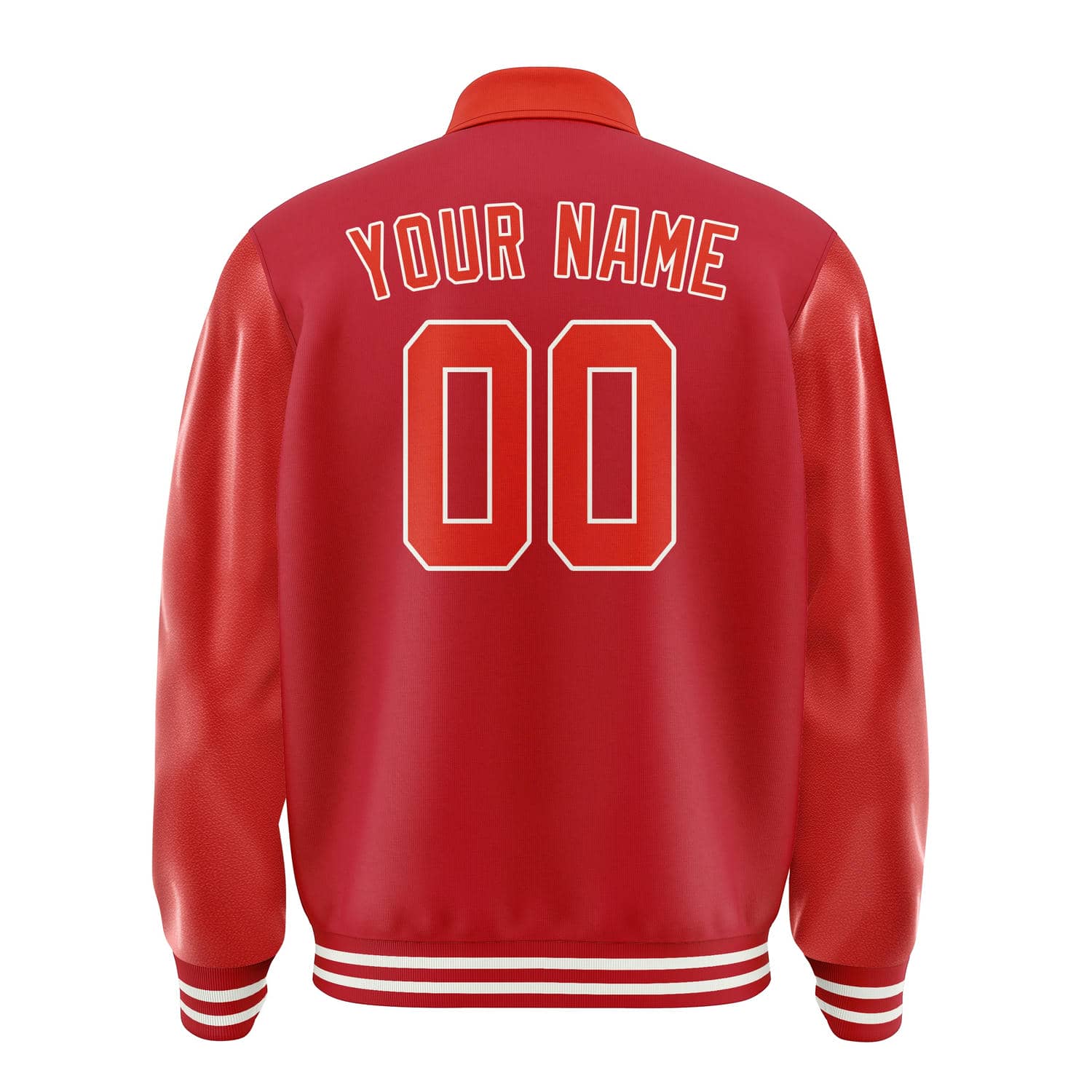 Maßgeschneidertes Rot Orangerot Jacke