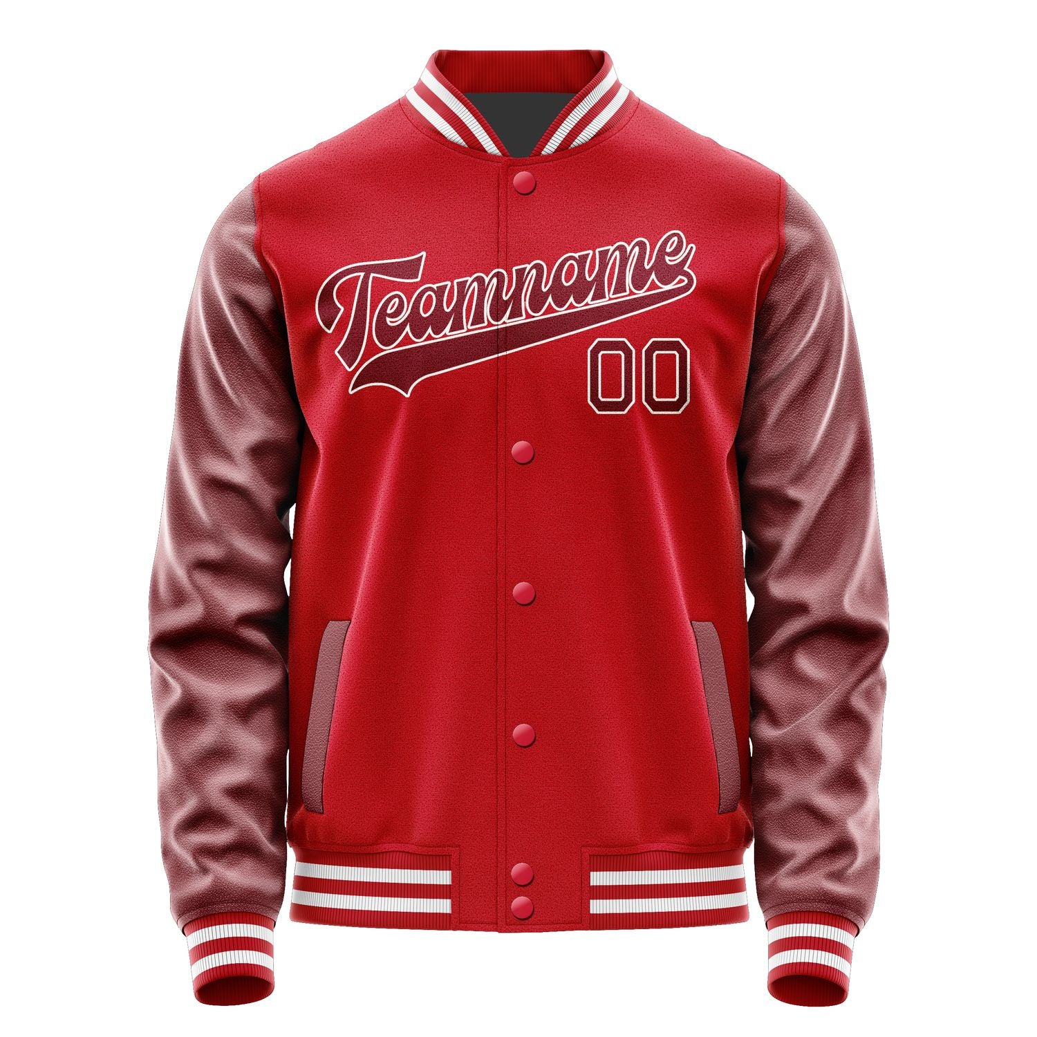 Maßgeschneidertes Rot Karmesinrot Jacke JA1414151418B31815