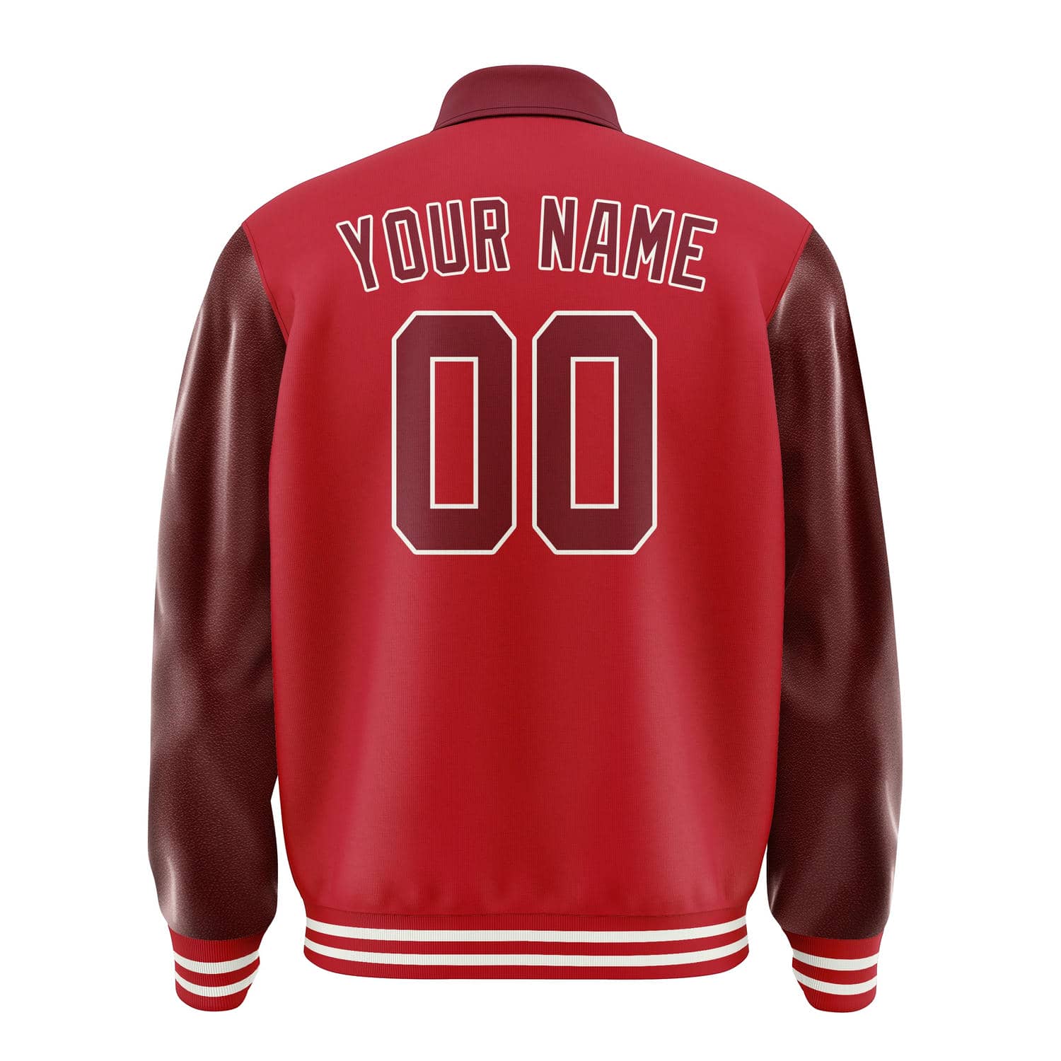 Maßgeschneidertes Rot Karmesinrot Jacke