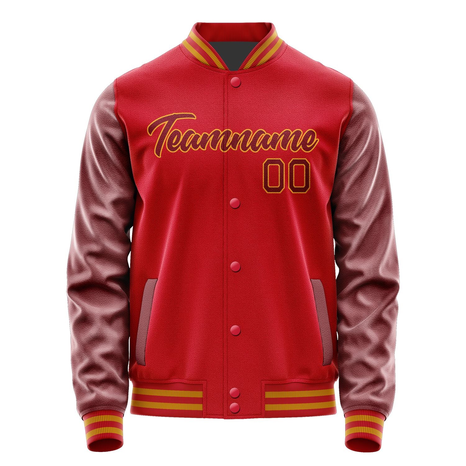 Maßgeschneidertes Rot Karmesinrot Jacke Ja1414151419B21915