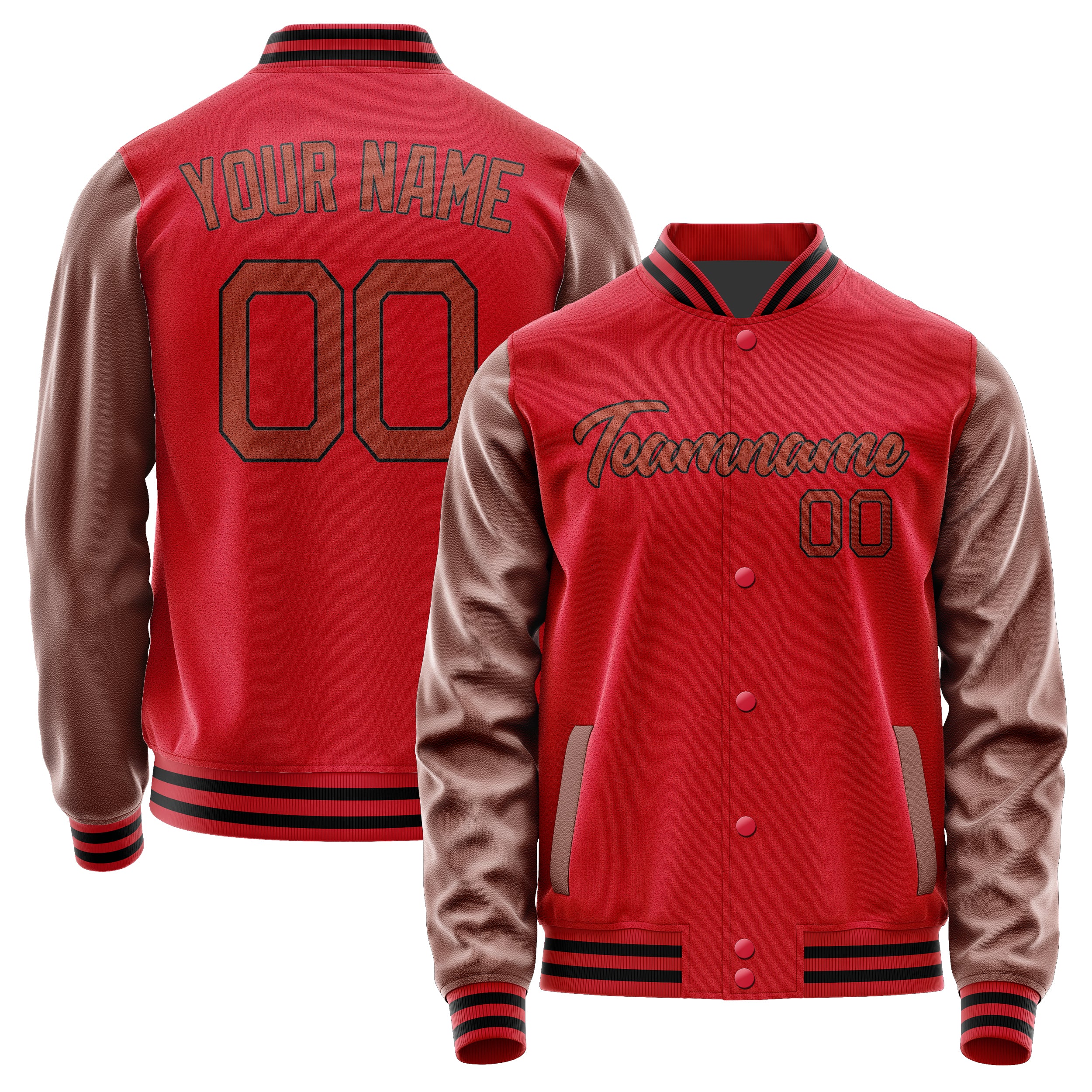 Maßgeschneidertes Rot Korallenrot Jacke Ja1414161417B21716