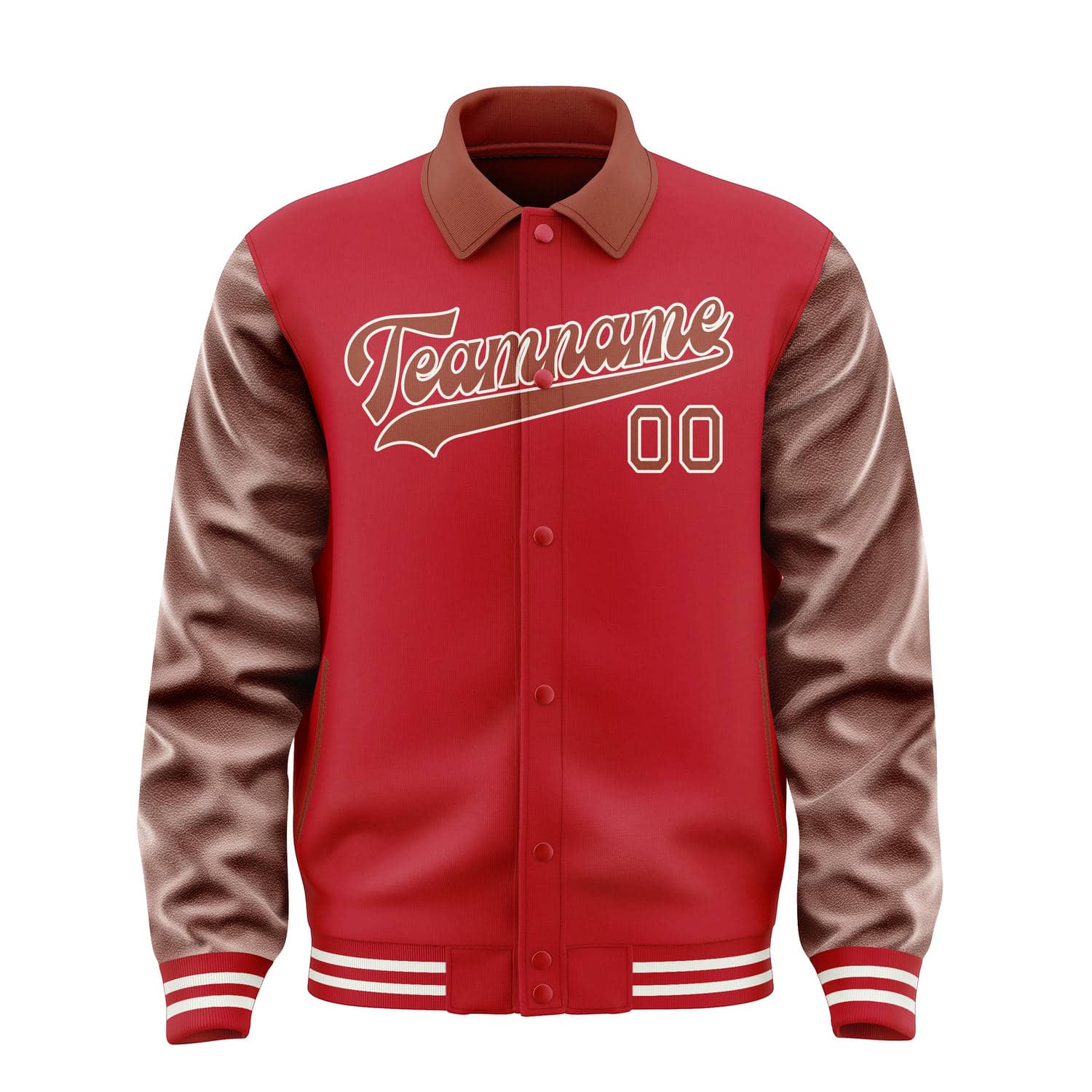 Maßgeschneidertes Rot Korallenrot Jacke
