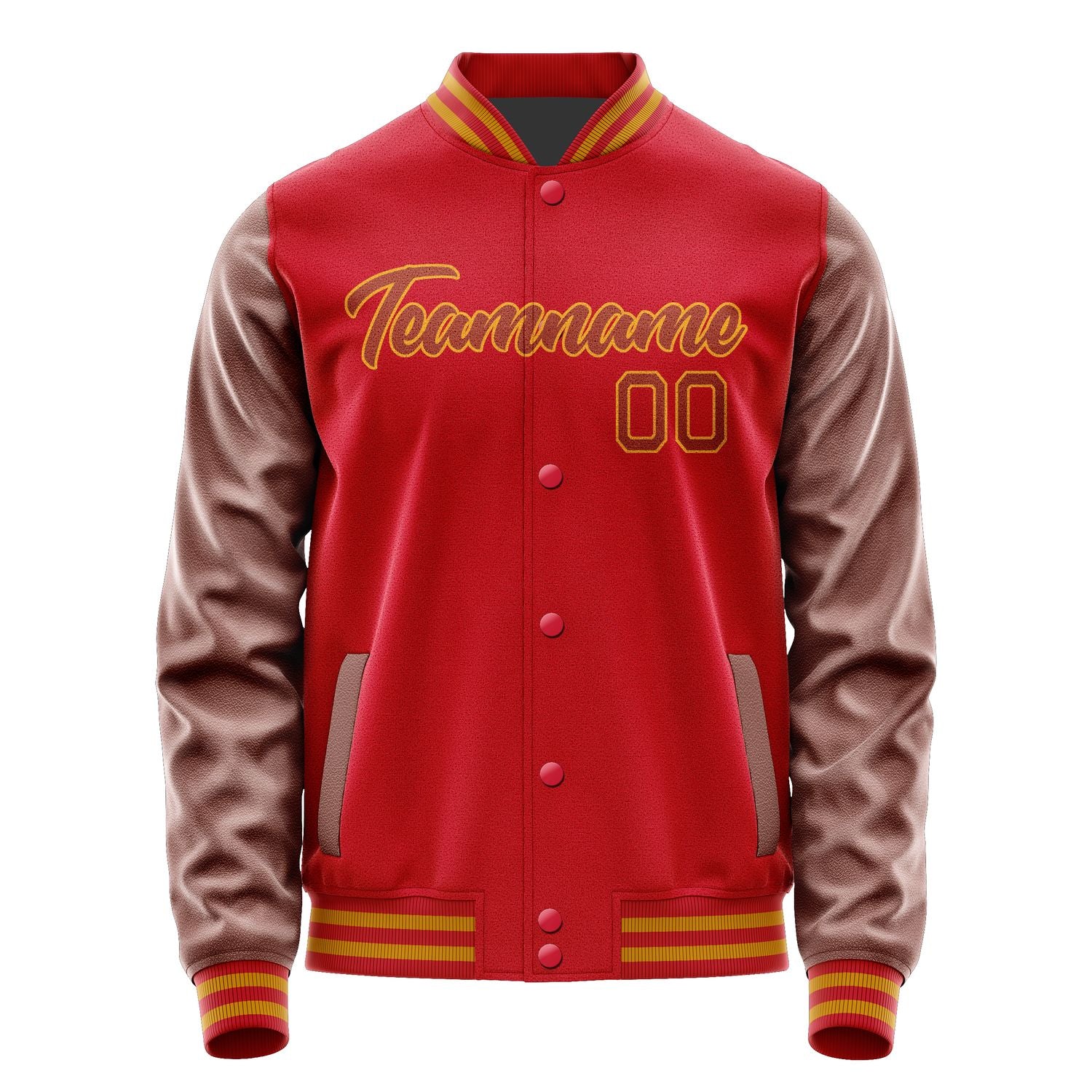 Maßgeschneidertes Rot Korallenrot Jacke Ja1414161419B21916