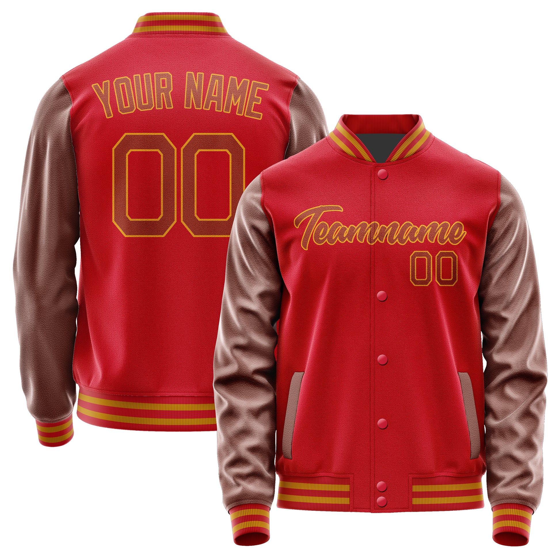 Maßgeschneidertes Rot Korallenrot Jacke Ja1414161419B21916