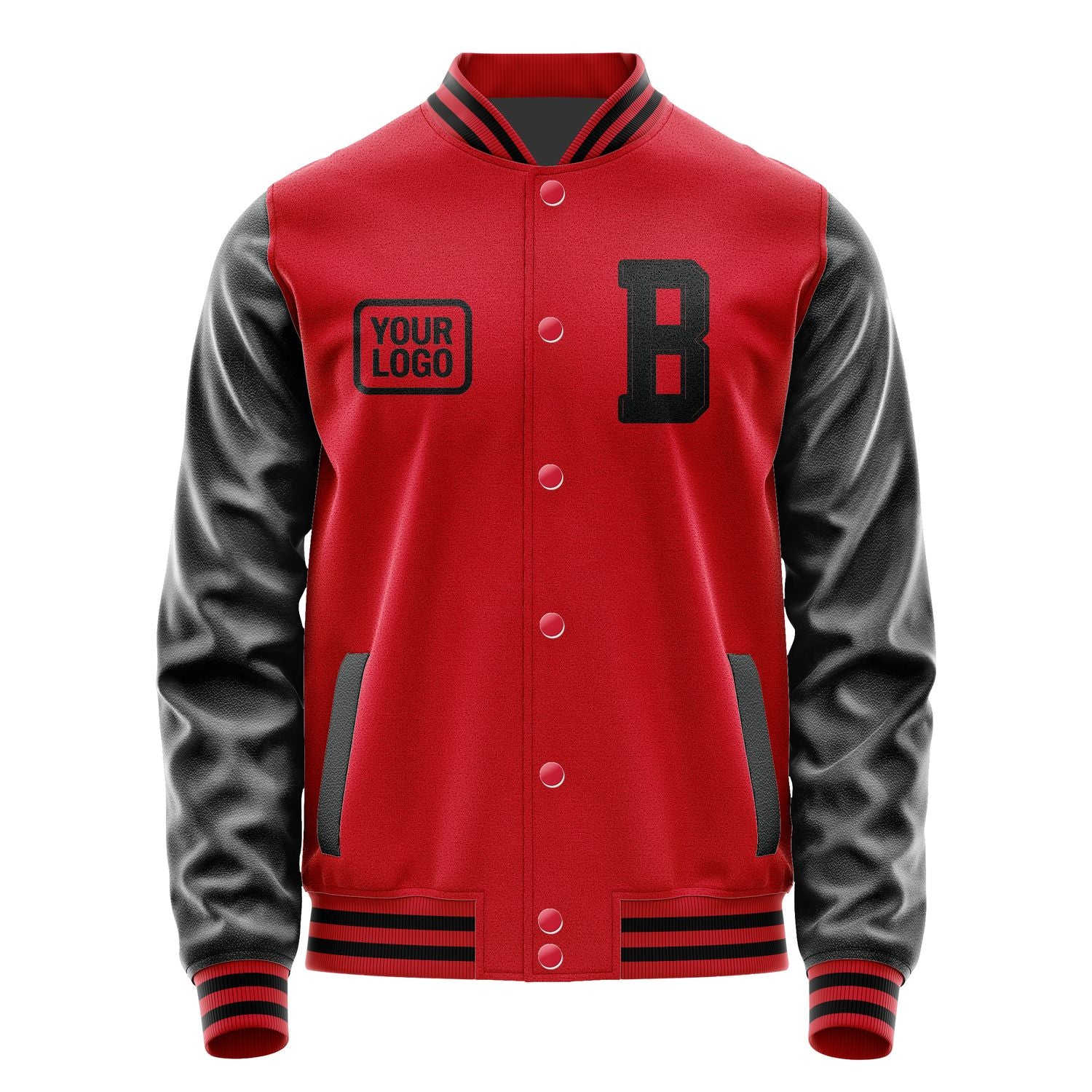 Maßgeschneidertes Rot Schwarz Jacke JA141417141717171717