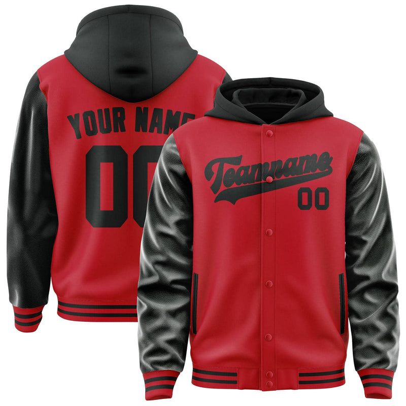 Maßgeschneidertes Rot Schwarz Jacke JA141417141717171717