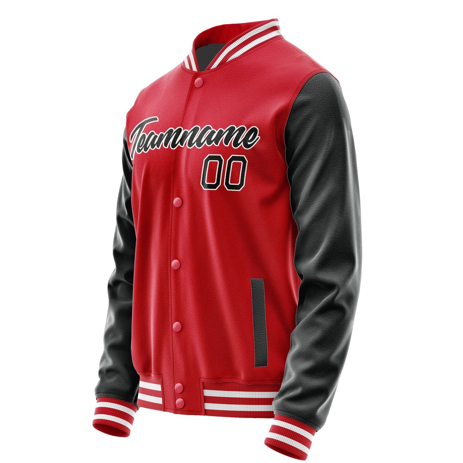 Maßgeschneidertes Rot Schwarz Jacke Ja1414171418B21817