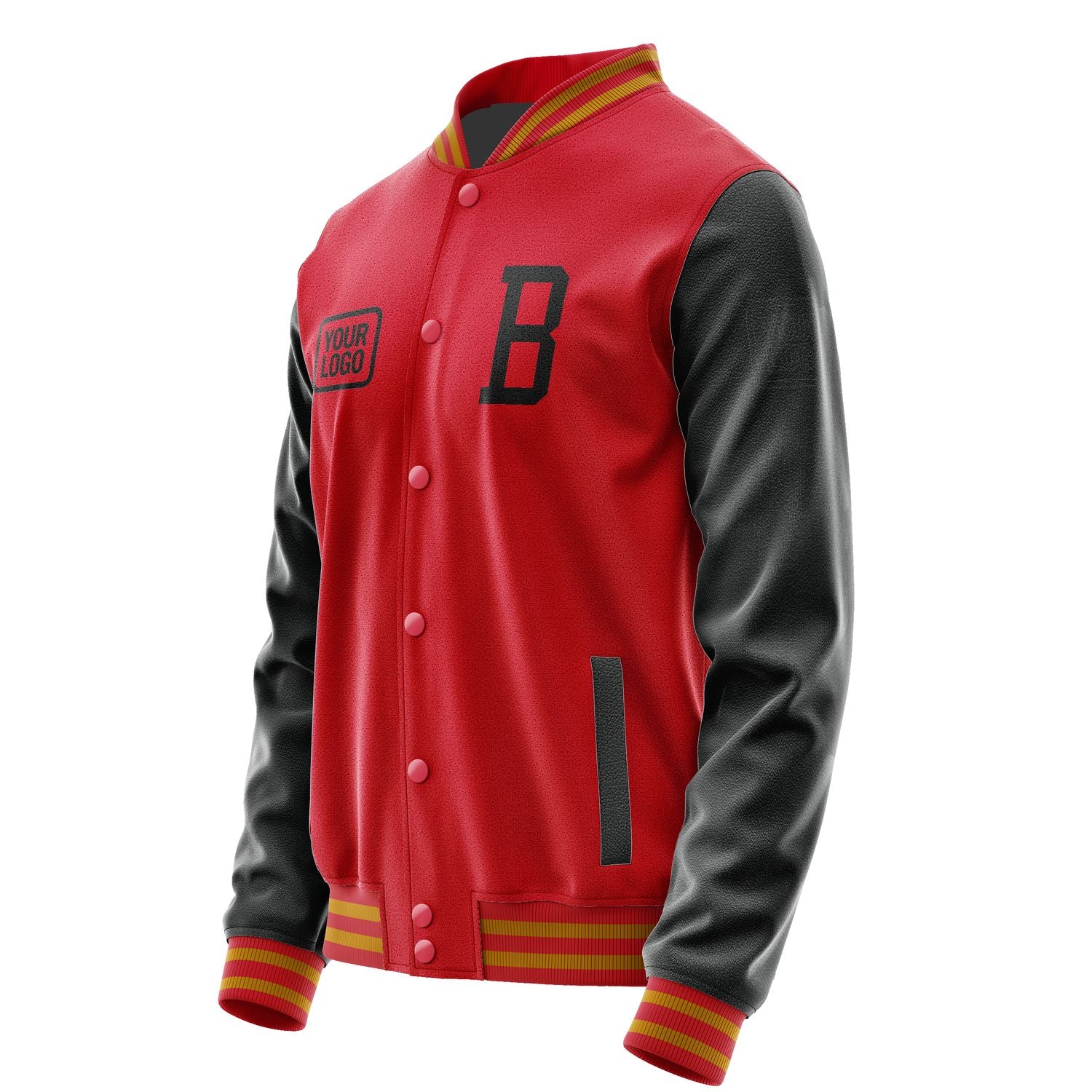 Maßgeschneidertes Rot Schwarz Jacke JA141417141917171717