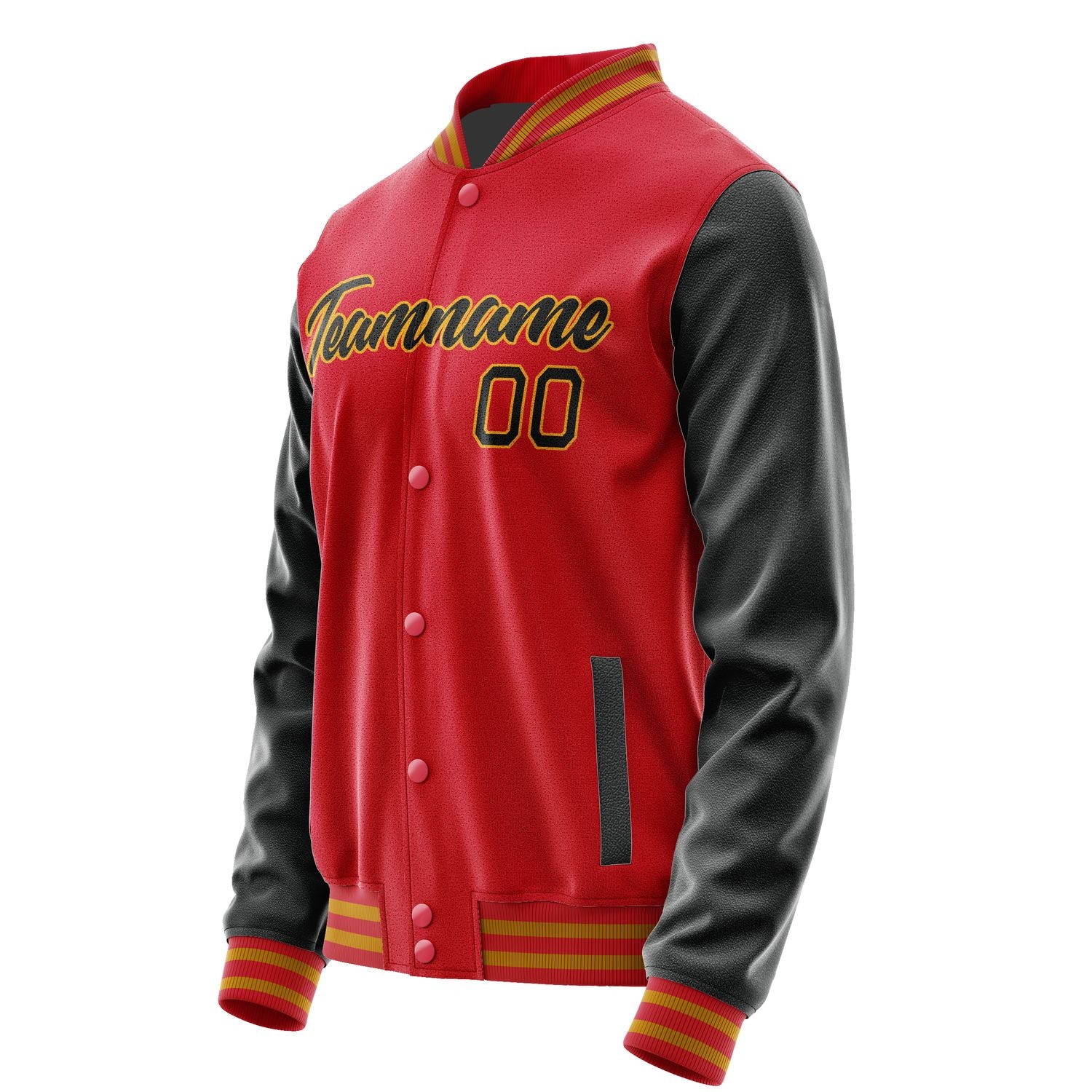 Maßgeschneidertes Rot Schwarz Jacke Ja1414171419B21917