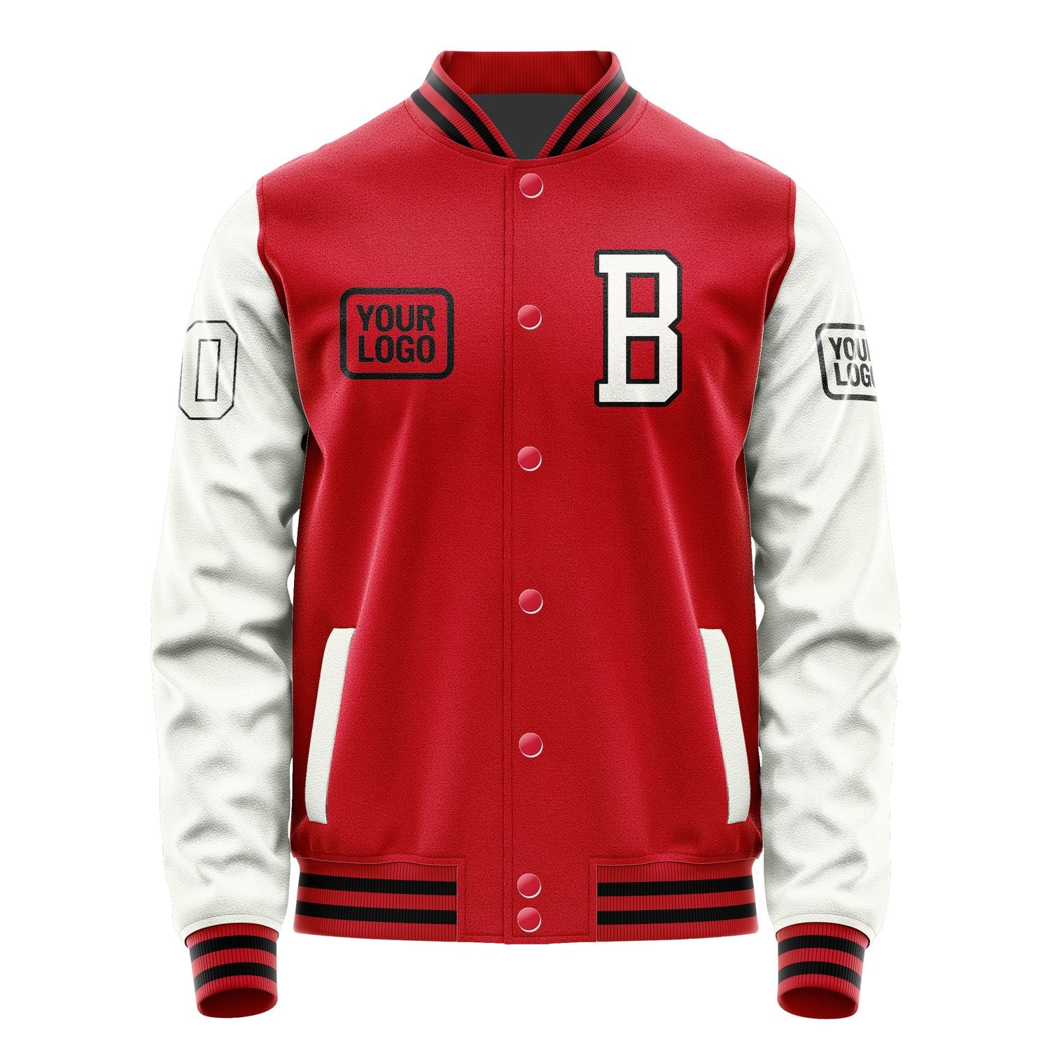 Maßgeschneidertes Rot Weiß Jacke JA141418141717181817