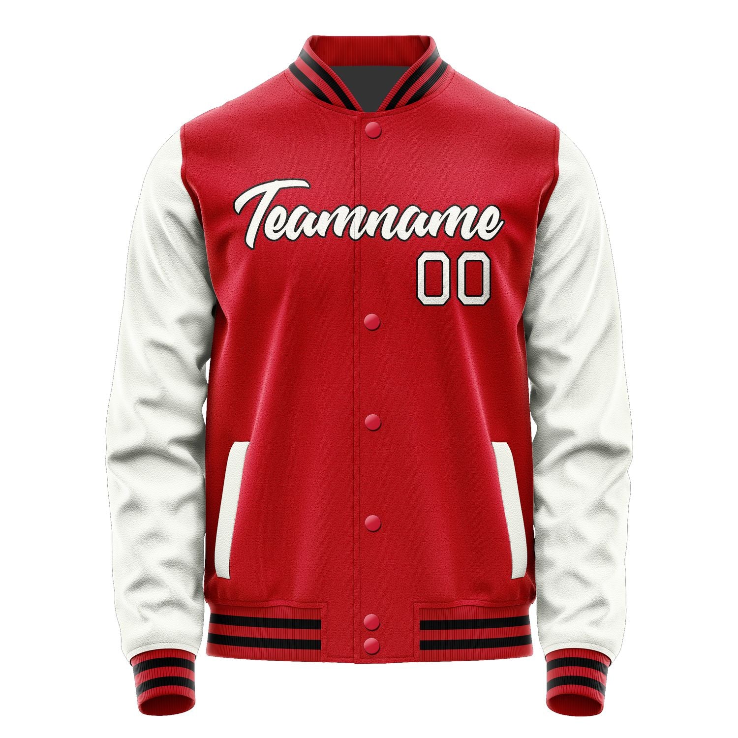 Maßgeschneidertes Rot Weiß Jacke Ja1414181417B21718