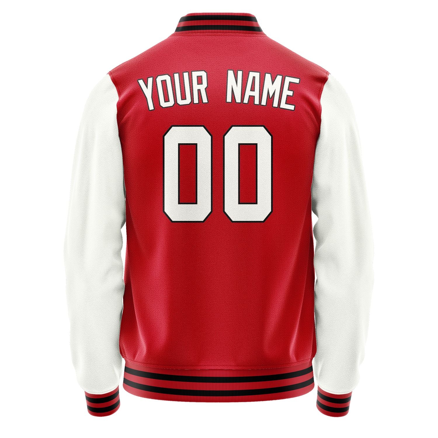 Maßgeschneidertes Rot Weiß Jacke JA1414181417B31718