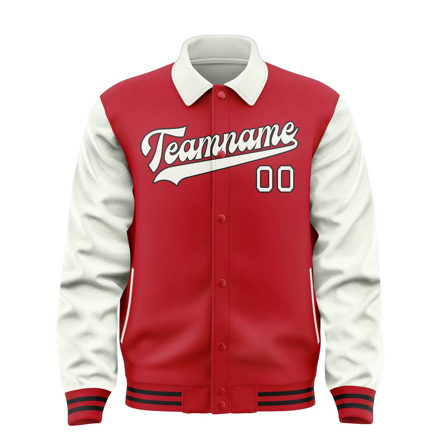 Maßgeschneidertes Rot Weiß Jacke