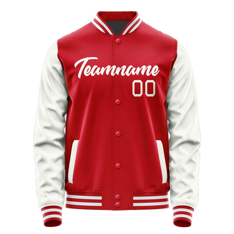 Maßgeschneidertes Rot Weiß Jacke Ja1414181418B21818