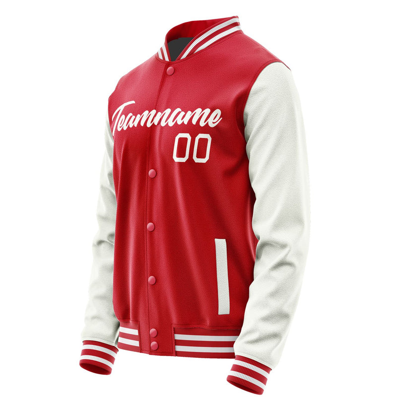 Maßgeschneidertes Rot Weiß Jacke Ja1414181418B21818
