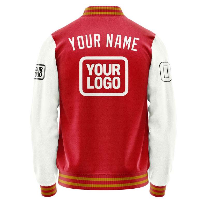 Maßgeschneidertes Rot Weiß Jacke JA141418141917181817
