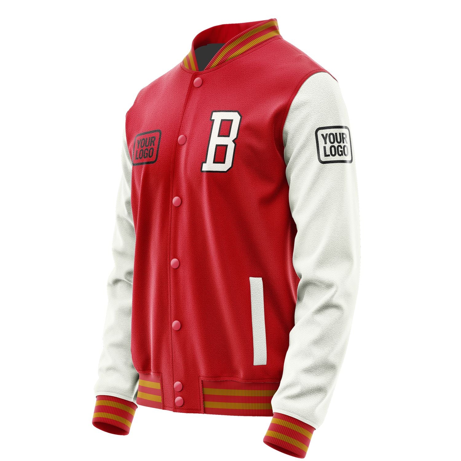 Maßgeschneidertes Rot Weiß Jacke JA141418141917181817