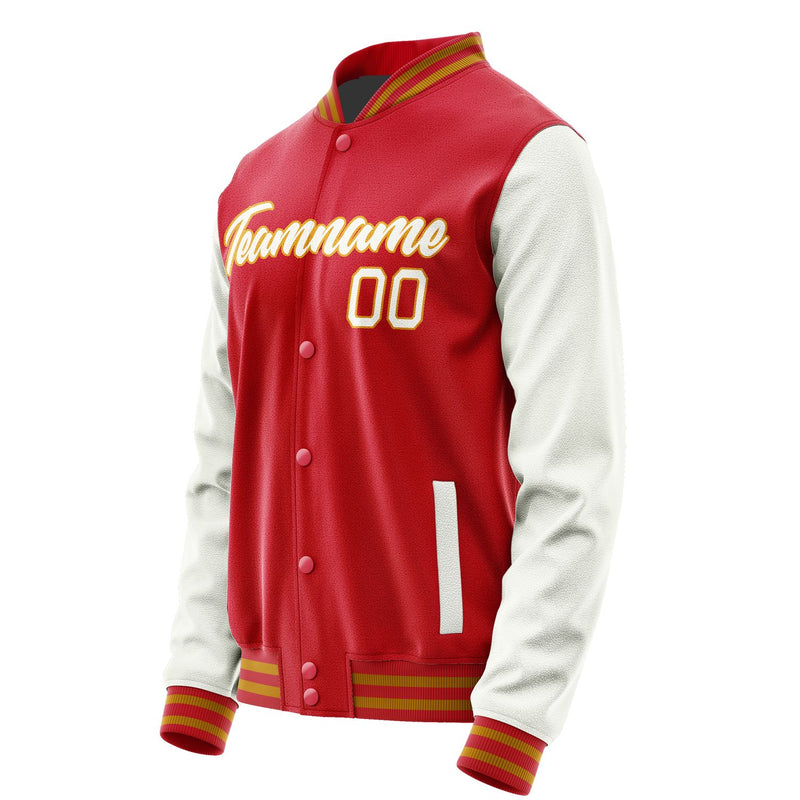 Maßgeschneidertes Rot Weiß Jacke Ja1414181419B21918