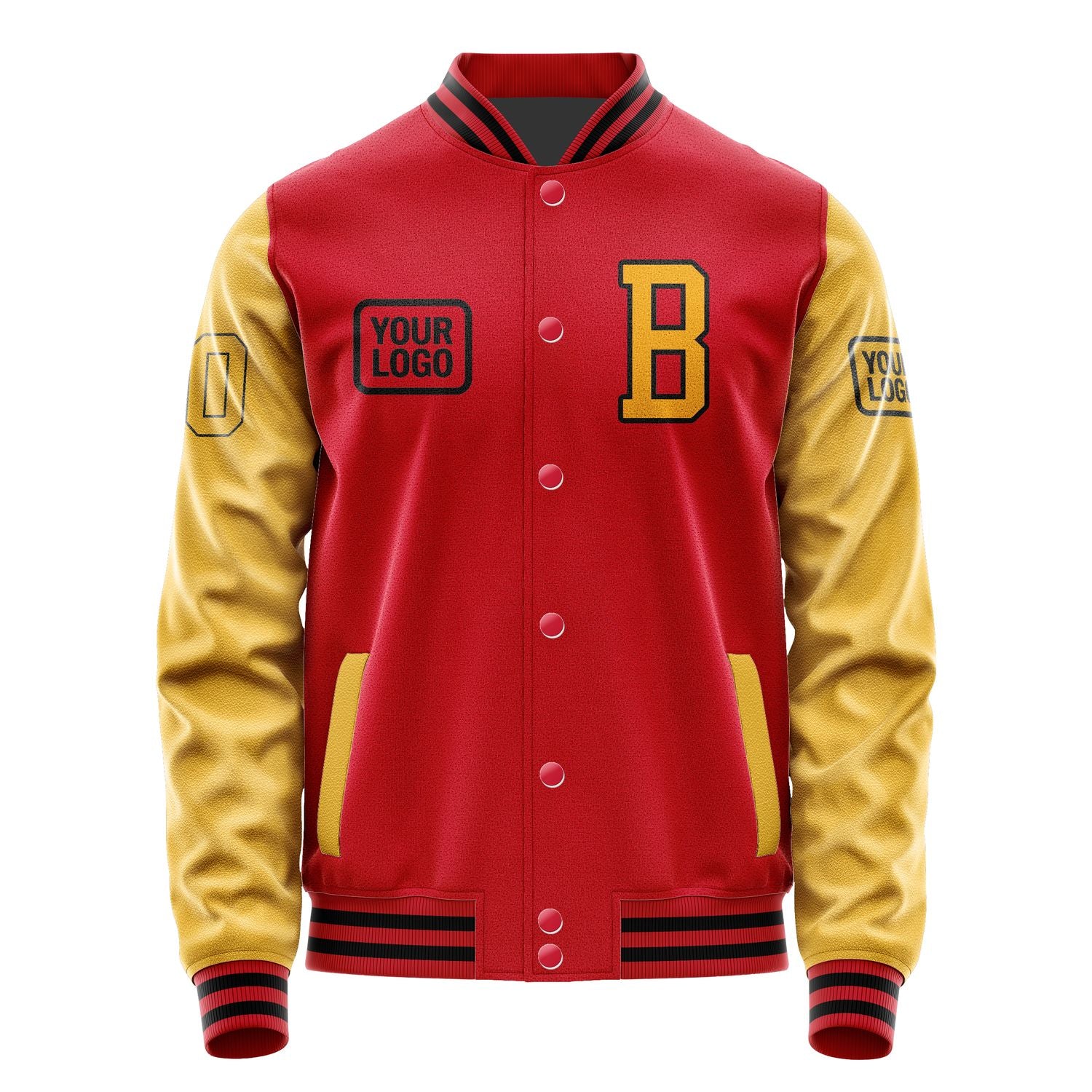 Maßgeschneidertes Rot Gelb Jacke JA141419141717191917