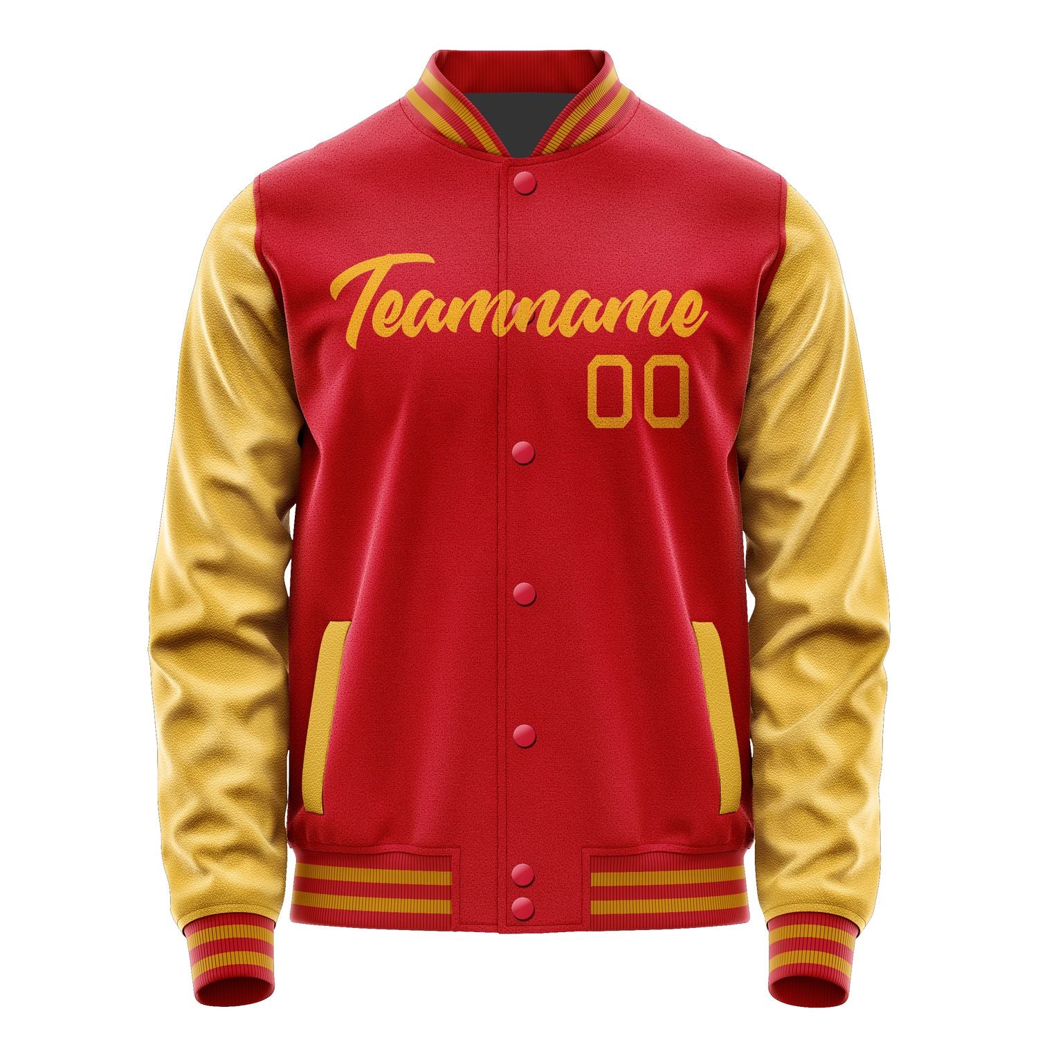 Maßgeschneidertes Rot Gelb Jacke Ja1414191419B21919