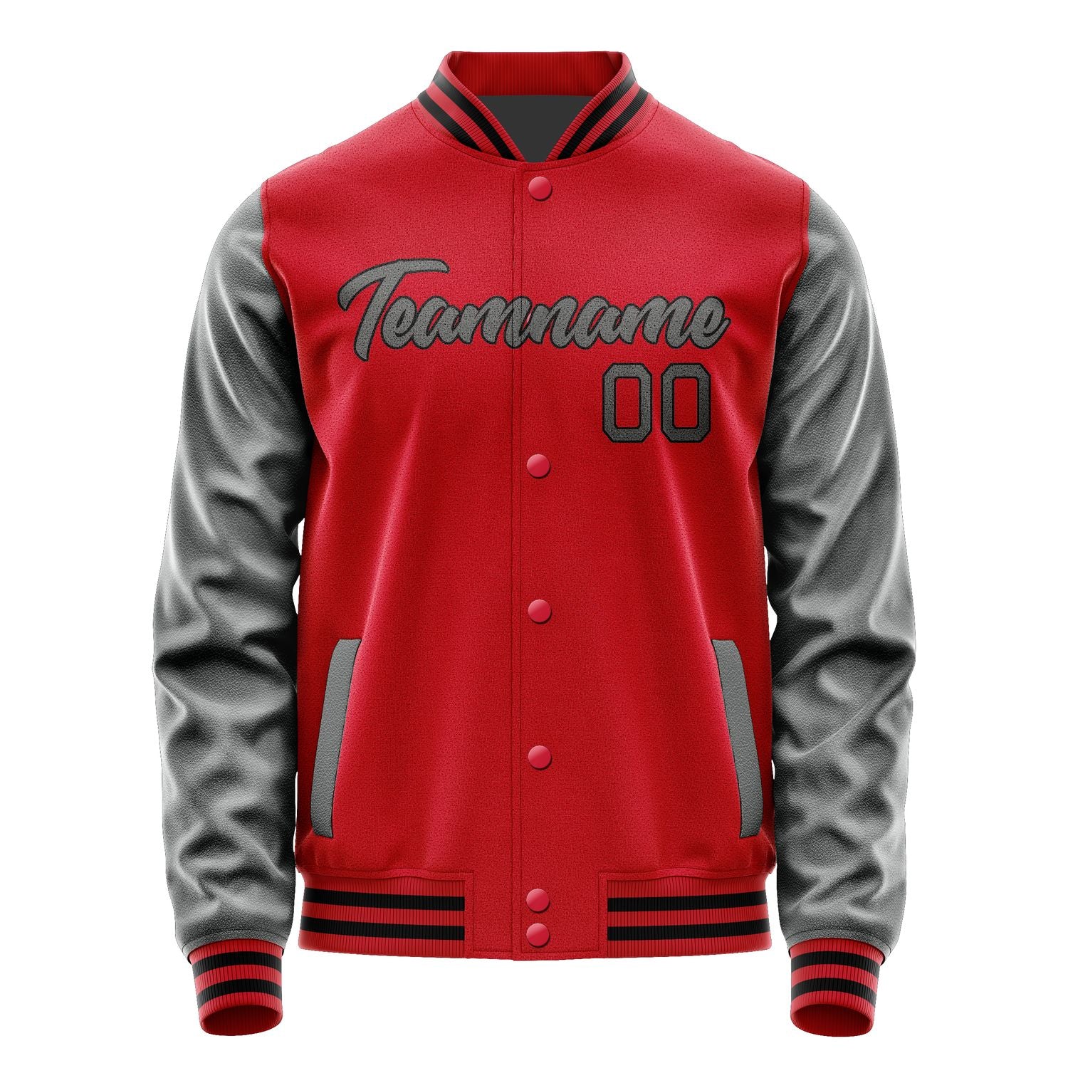 Maßgeschneidertes Rot Dunkelgrau Jacke Ja1414201417B21720