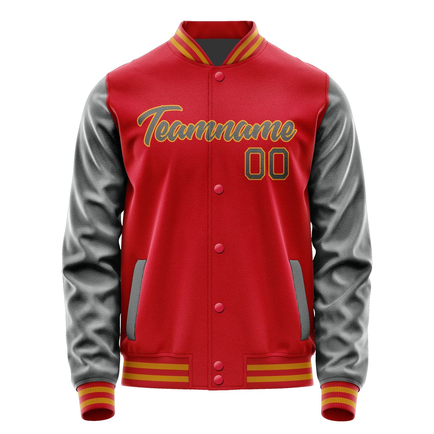 Maßgeschneidertes Rot Dunkelgrau Jacke Ja1414201419B21920