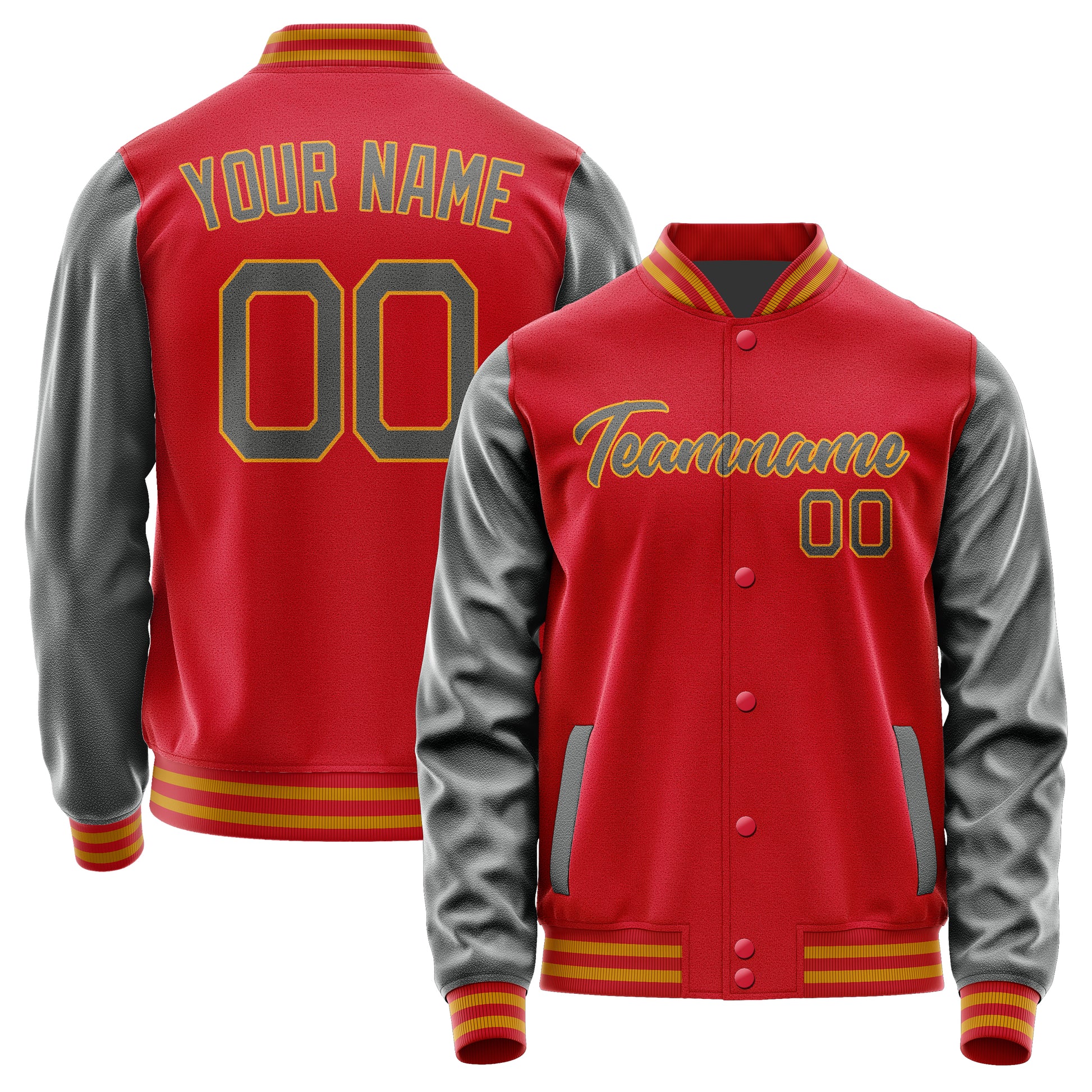 Maßgeschneidertes Rot Dunkelgrau Jacke Ja1414201419B21920