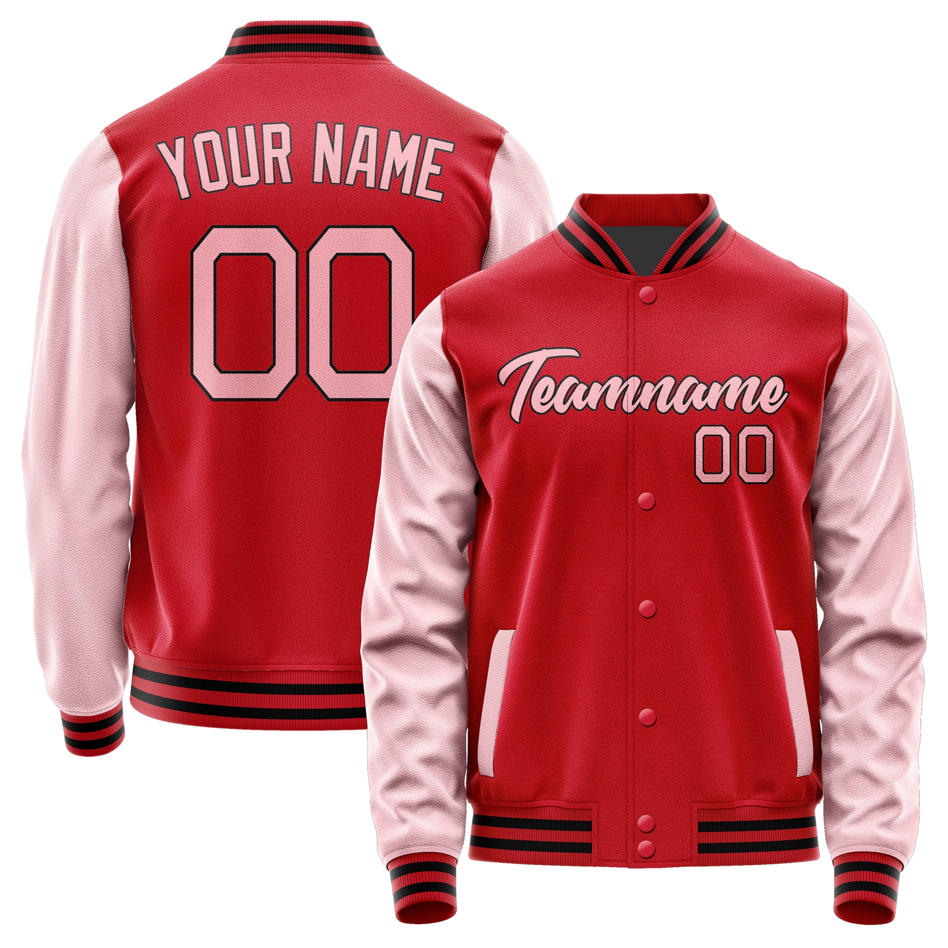 Maßgeschneidertes Rot Rosa Jacke Ja1414211417B21721