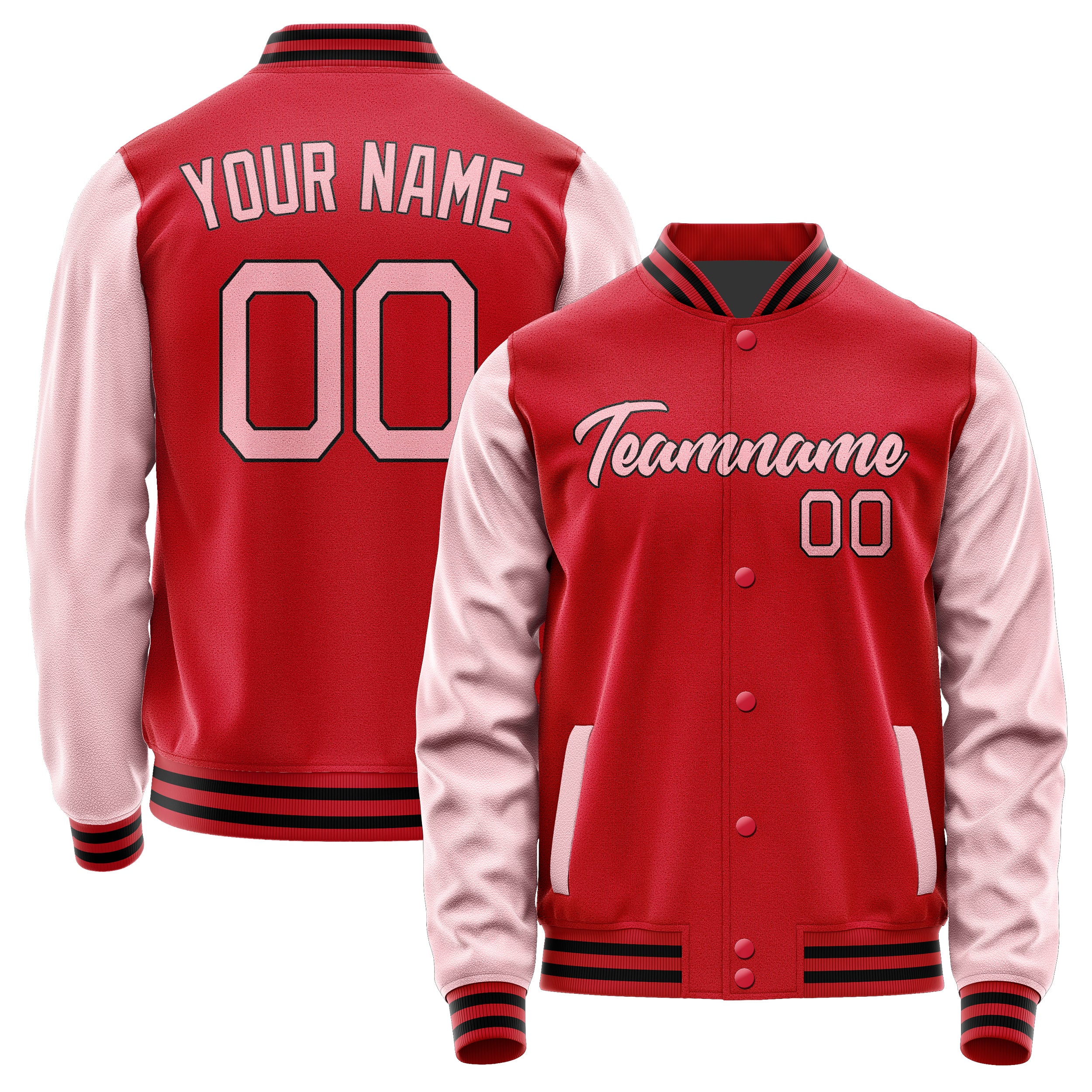Maßgeschneidertes Rot Rosa Jacke Ja1414211417B21721