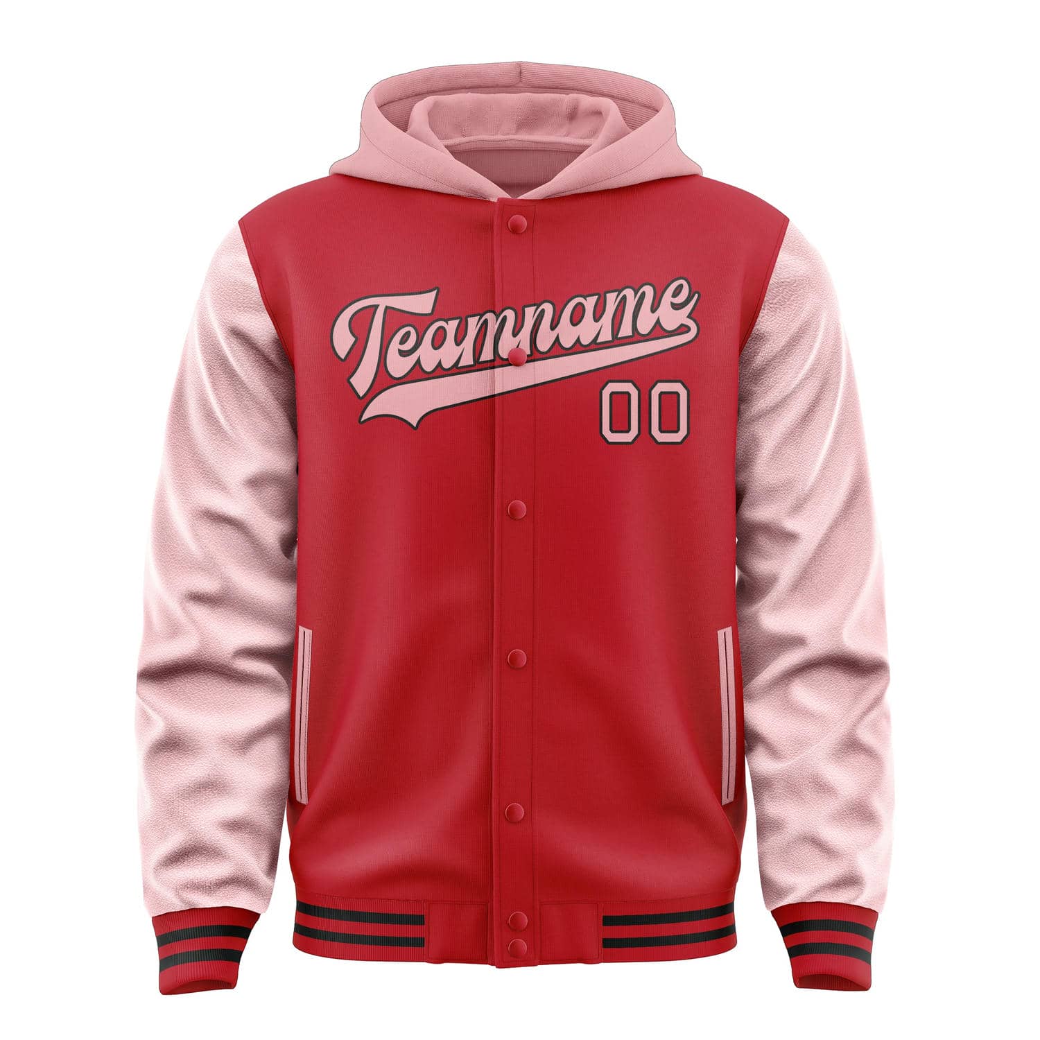 Maßgeschneidertes Rot Rosa Jacke