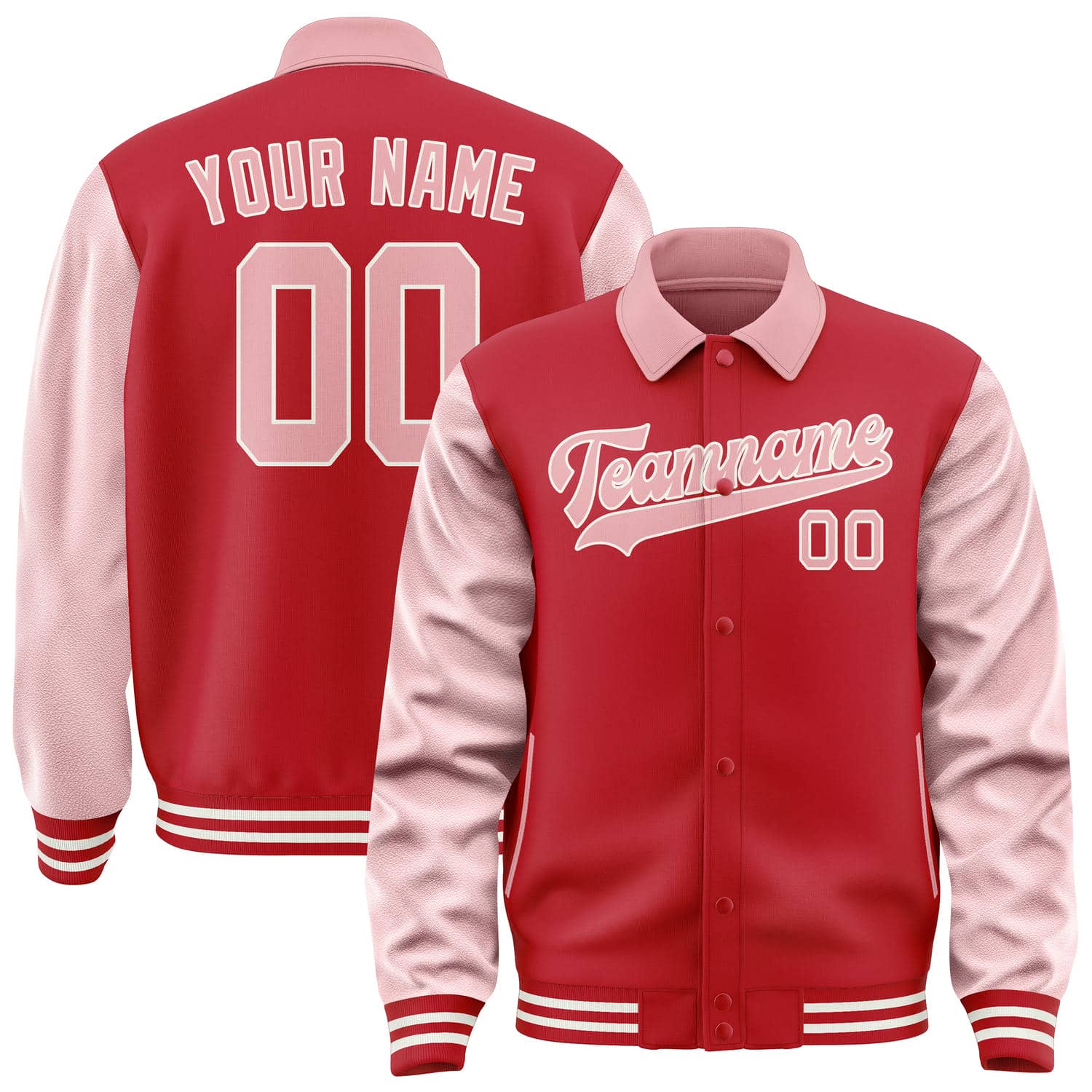 Maßgeschneidertes Rot Rosa Jacke