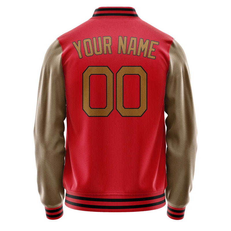 Maßgeschneidertes Rot Khaki Jacke Ja1414221417B21722