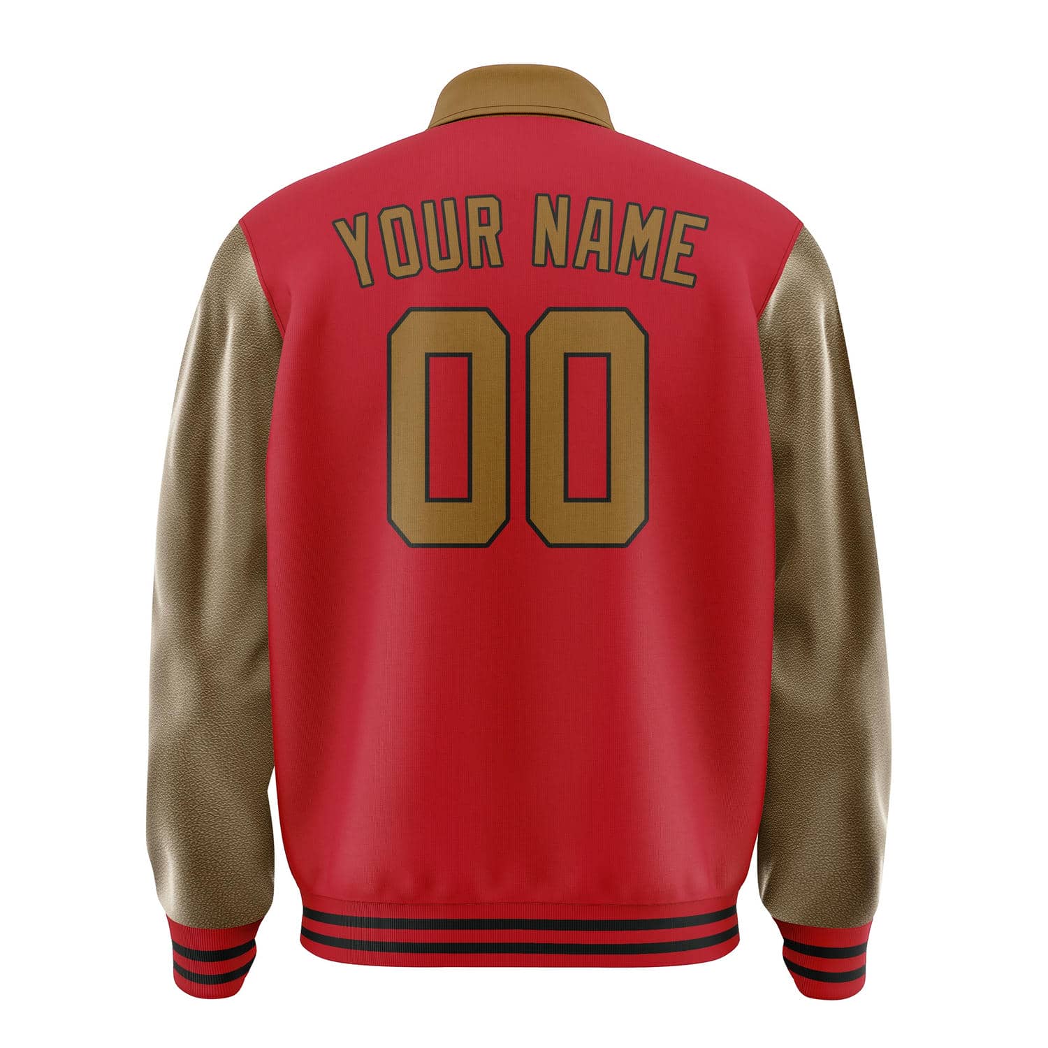 Maßgeschneidertes Rot Khaki Jacke