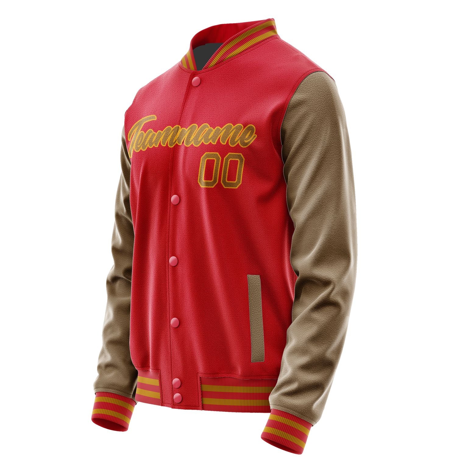 Maßgeschneidertes Rot Khaki Jacke Ja1414221419B21922