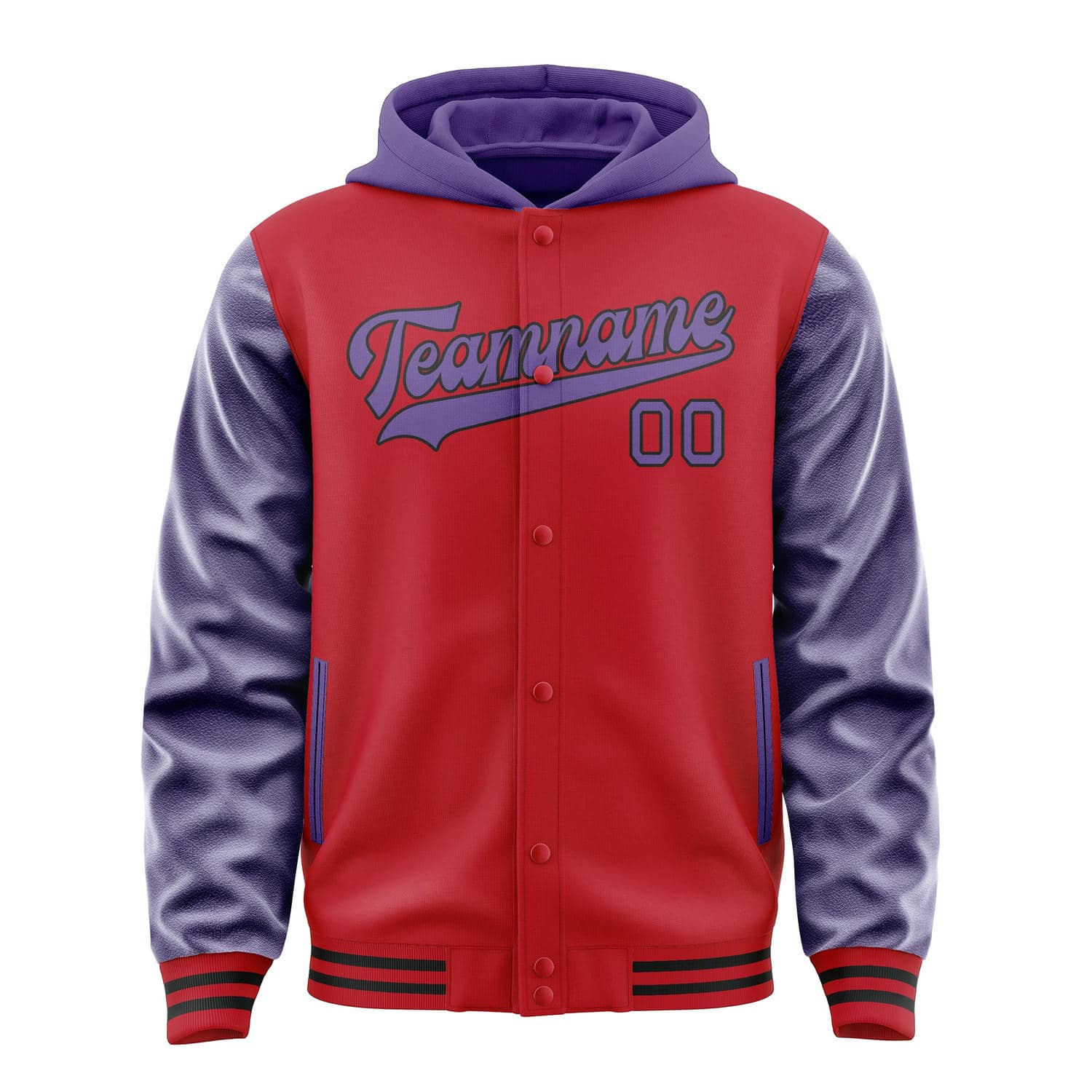 Maßgeschneidertes Rot Lavendel Jacke