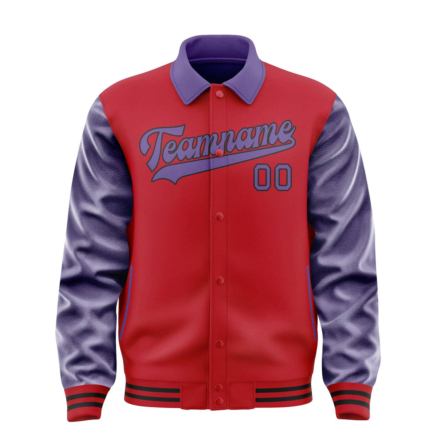 Maßgeschneidertes Rot Lavendel Jacke