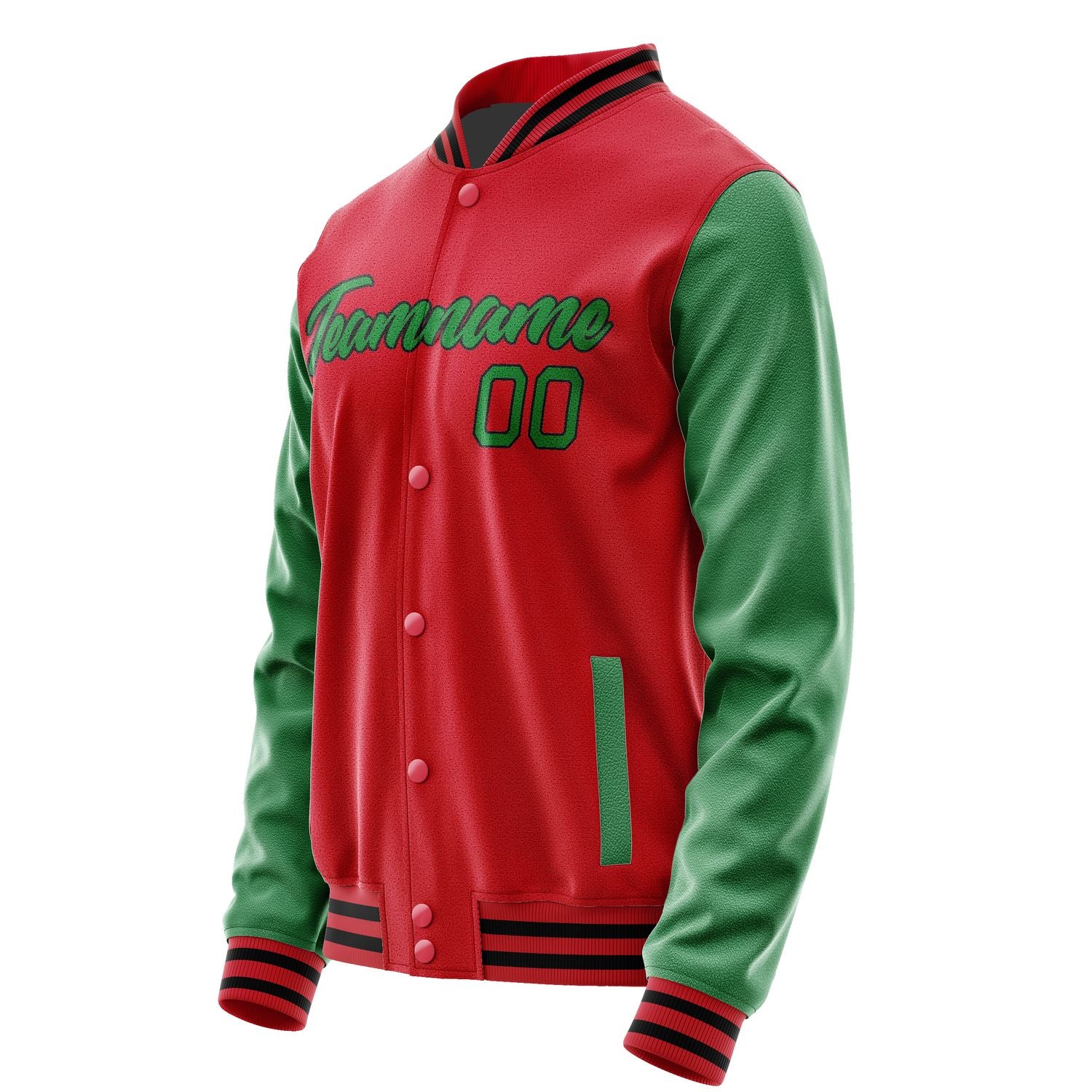 Maßgeschneidertes Rot Smaragdgrün Jacke Ja1414241417B21724