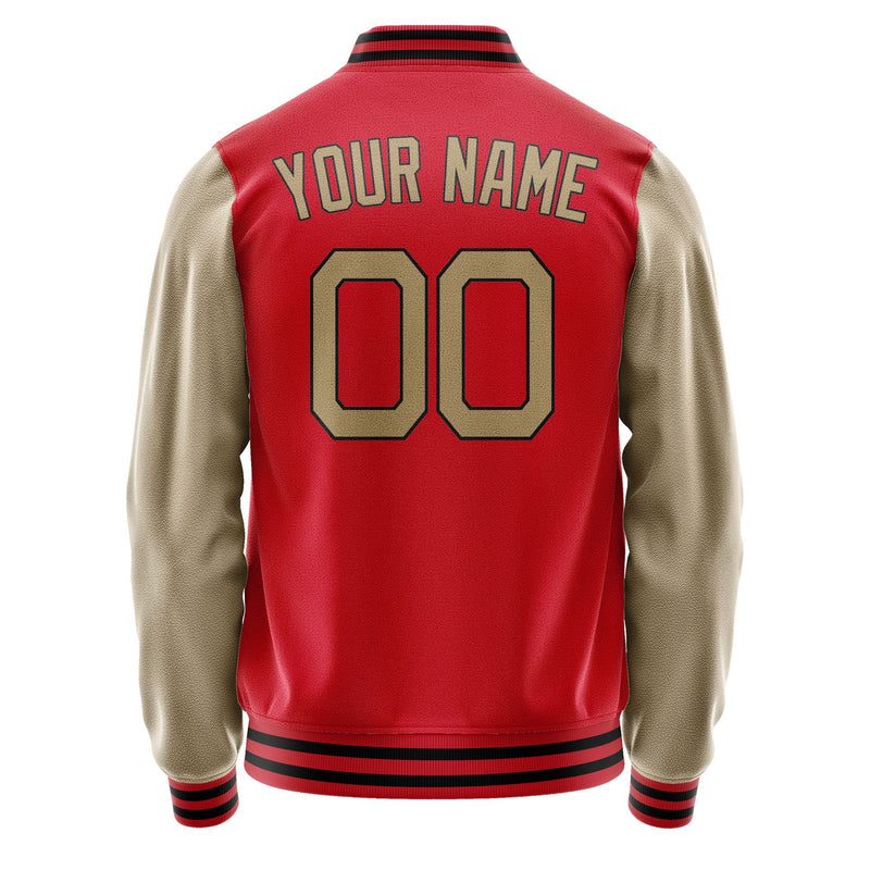Maßgeschneidertes Rot Hellkhaki Jacke Ja1414251417B21725