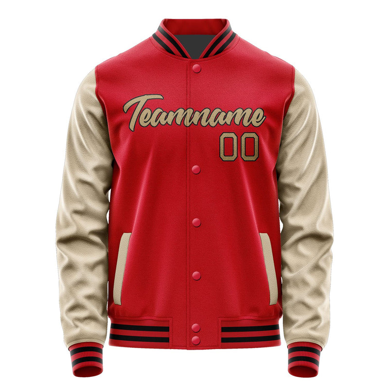 Maßgeschneidertes Rot Hellkhaki Jacke Ja1414251417B21725