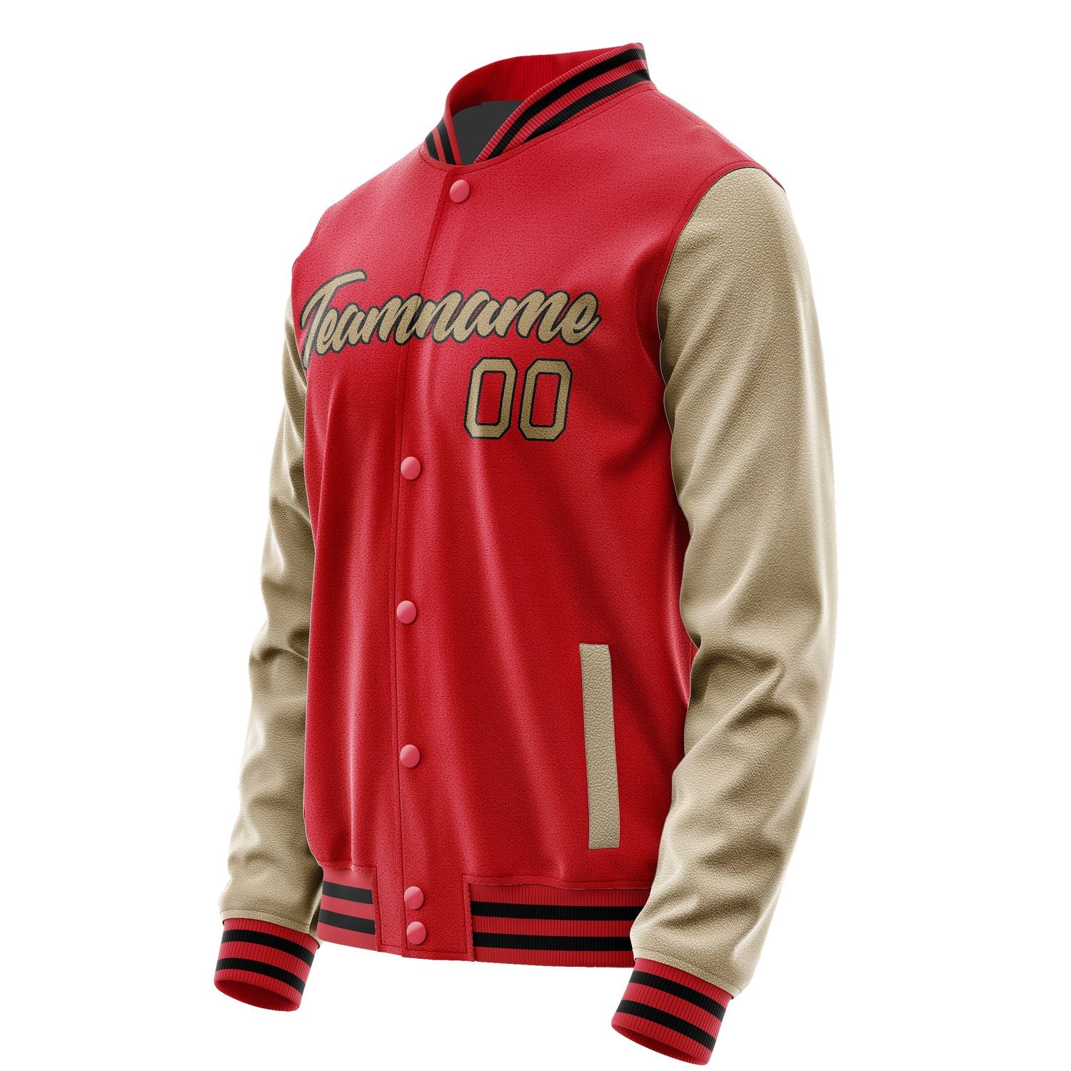 Maßgeschneidertes Rot Hellkhaki Jacke Ja1414251417B21725
