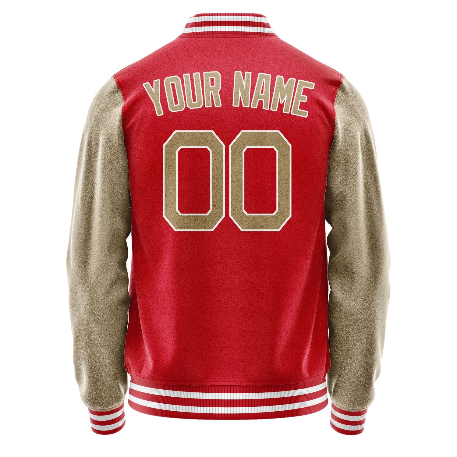 Maßgeschneidertes Rot Hellkhaki Jacke Ja1414251418B21825