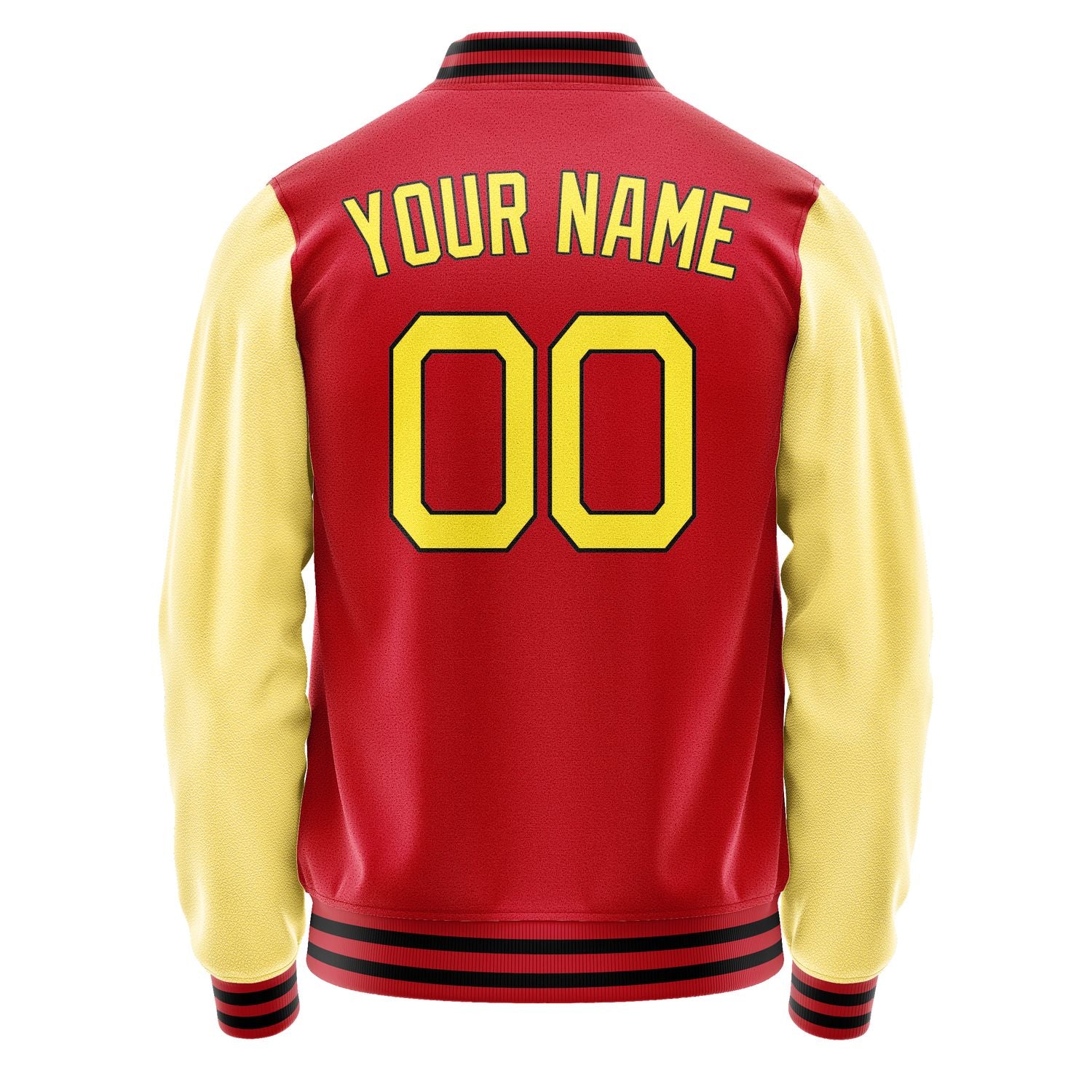 Maßgeschneidertes Rot Blassgelb Jacke Ja1414261417B21726