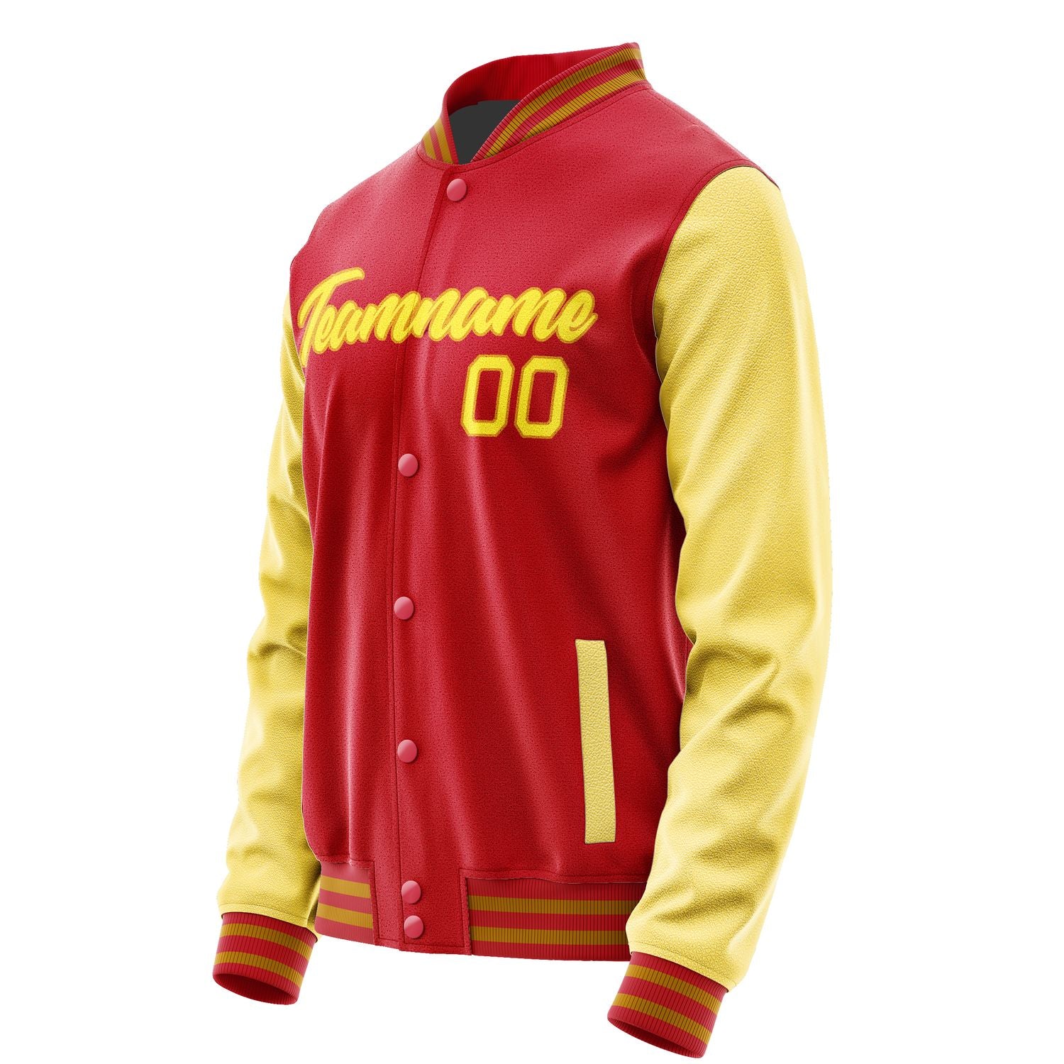 Maßgeschneidertes Rot Blassgelb Jacke Ja1414261419B21926