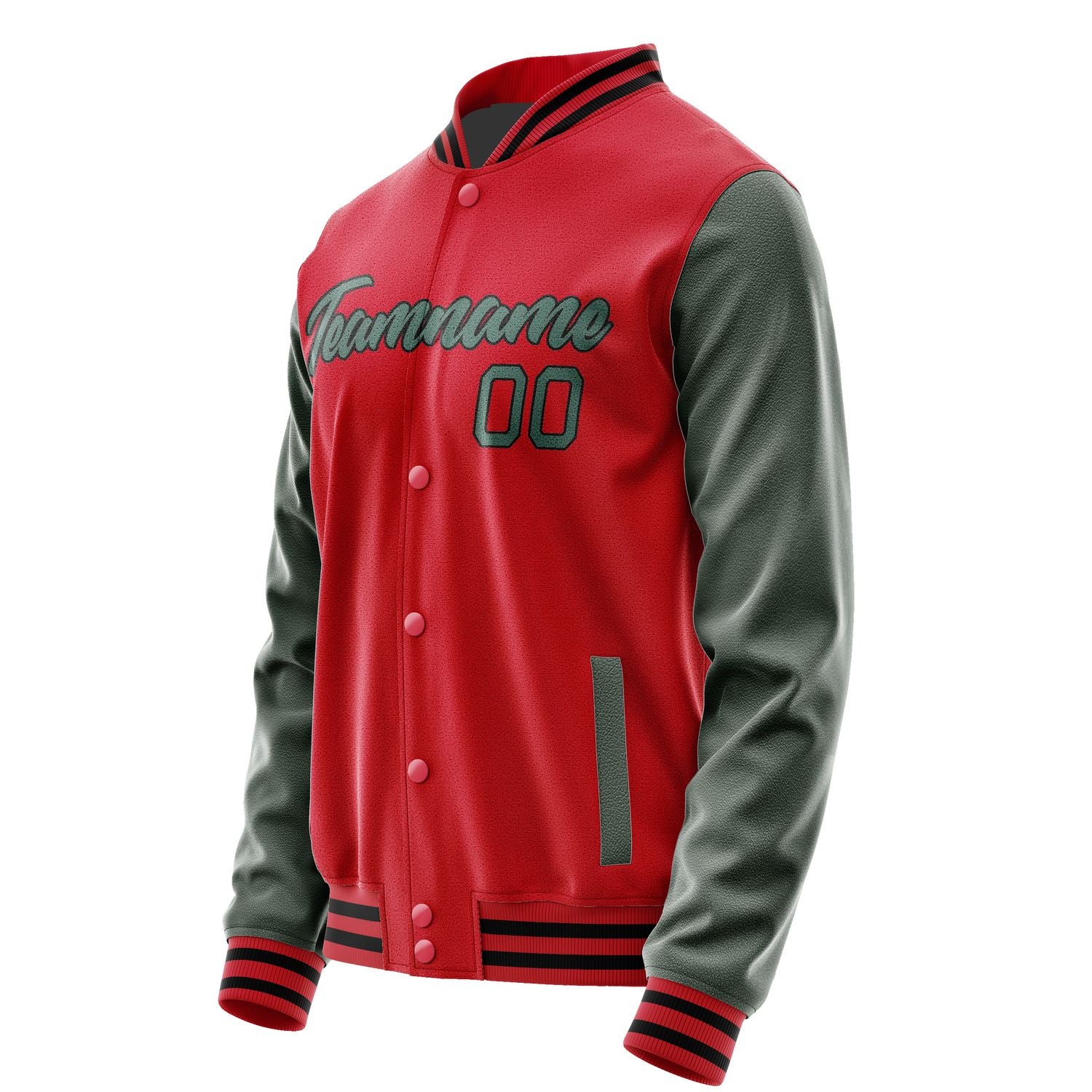 Maßgeschneidertes Rot Blaugrün Jacke Ja1414271417B21727