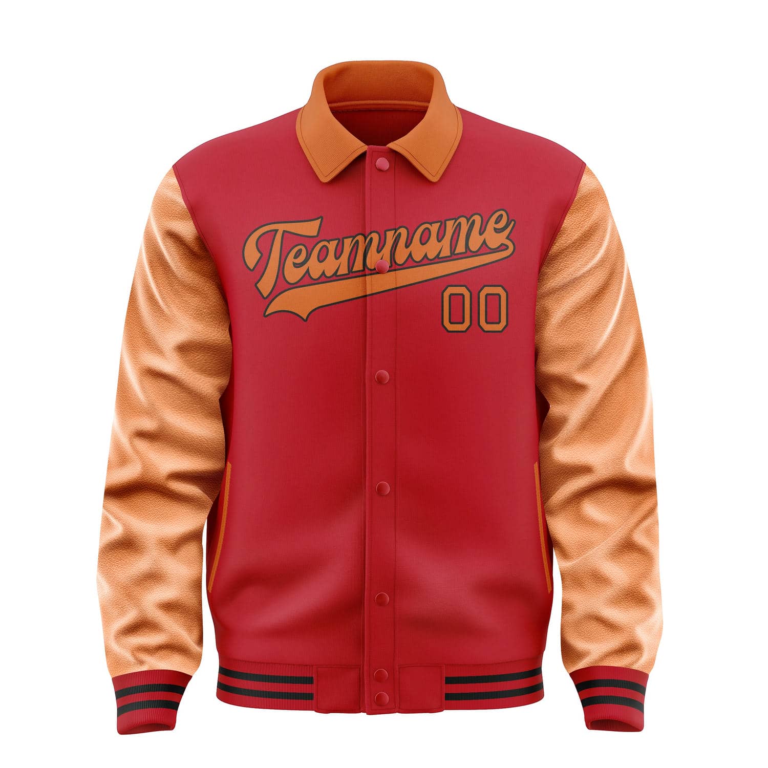 Maßgeschneidertes Rot Orange Jacke