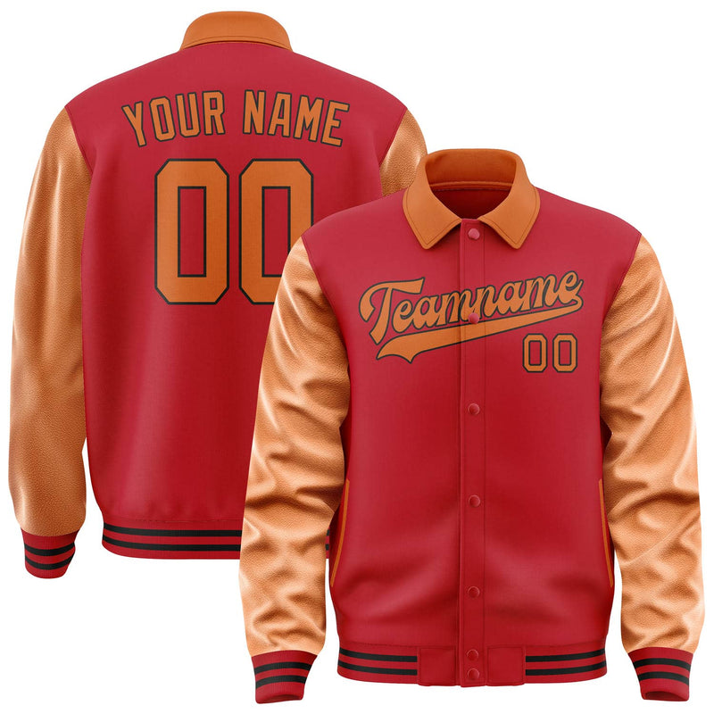 Maßgeschneidertes Rot Orange Jacke JA141428141717282817