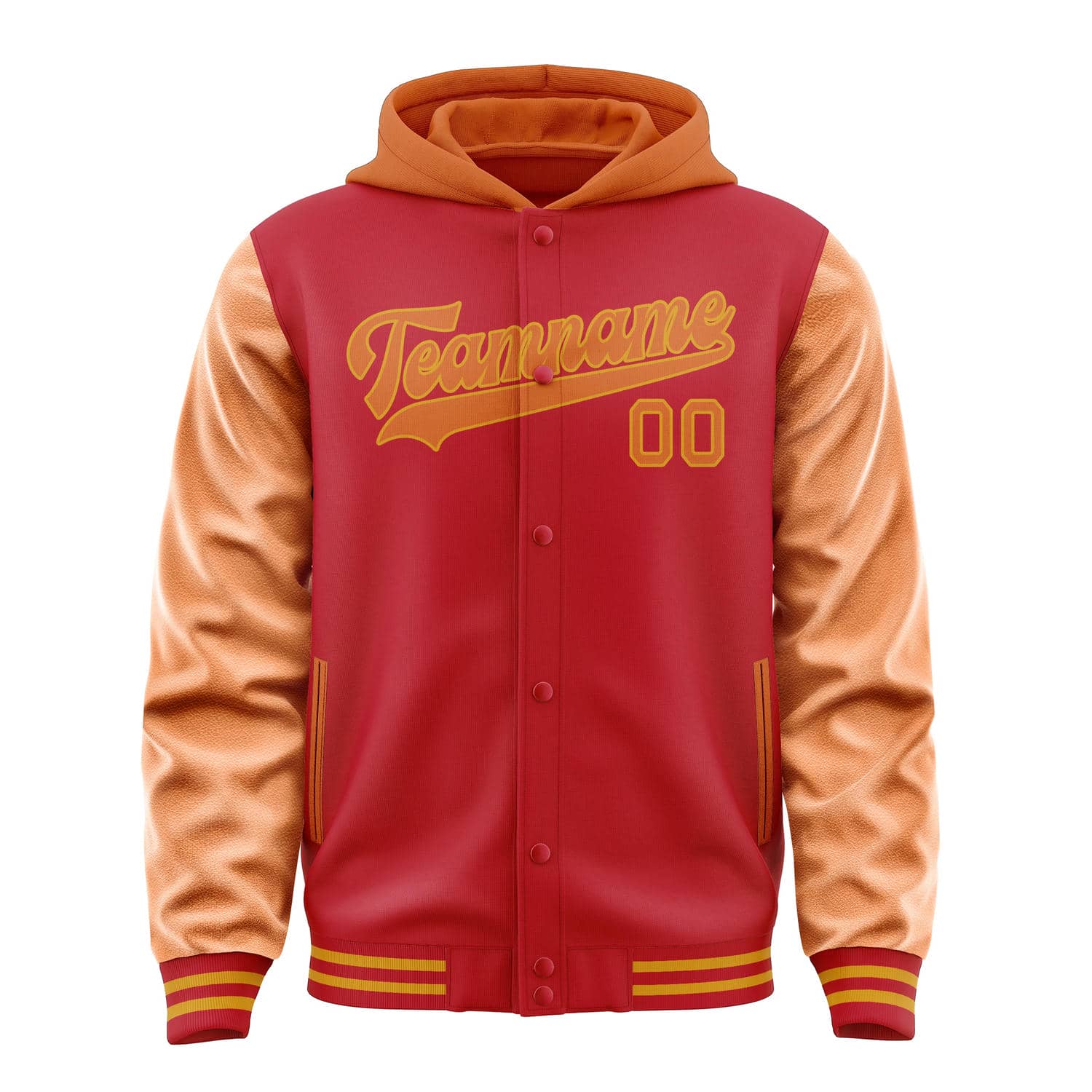 Maßgeschneidertes Rot Orange Jacke