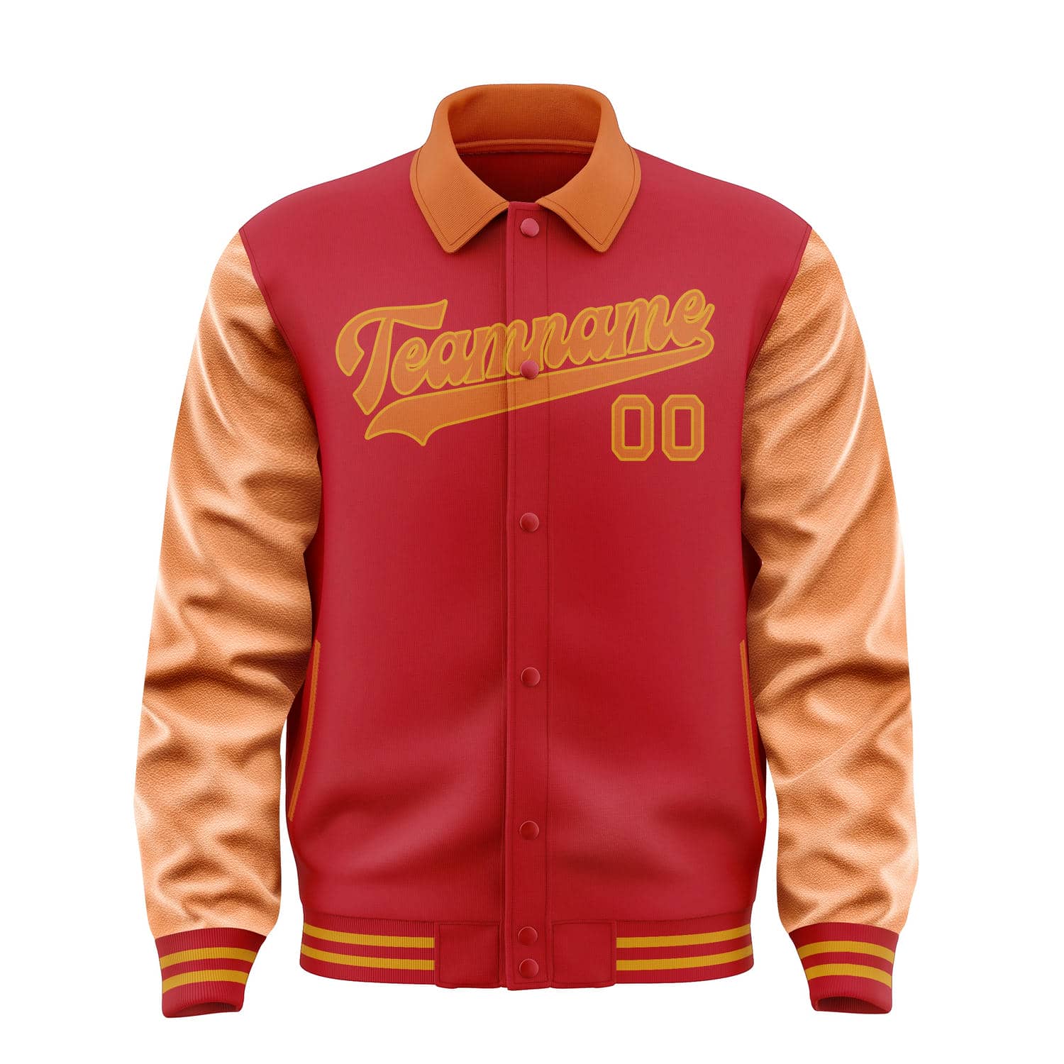 Maßgeschneidertes Rot Orange Jacke